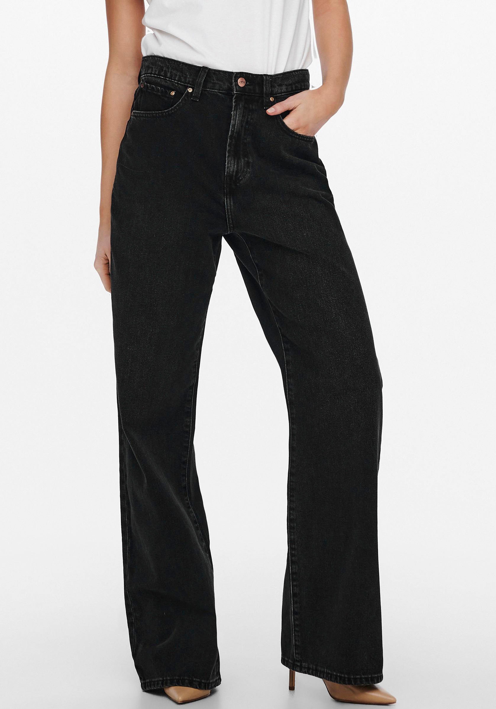 Only High-waist-Jeans »ONLHOPE EX HW WIDE DNM«
