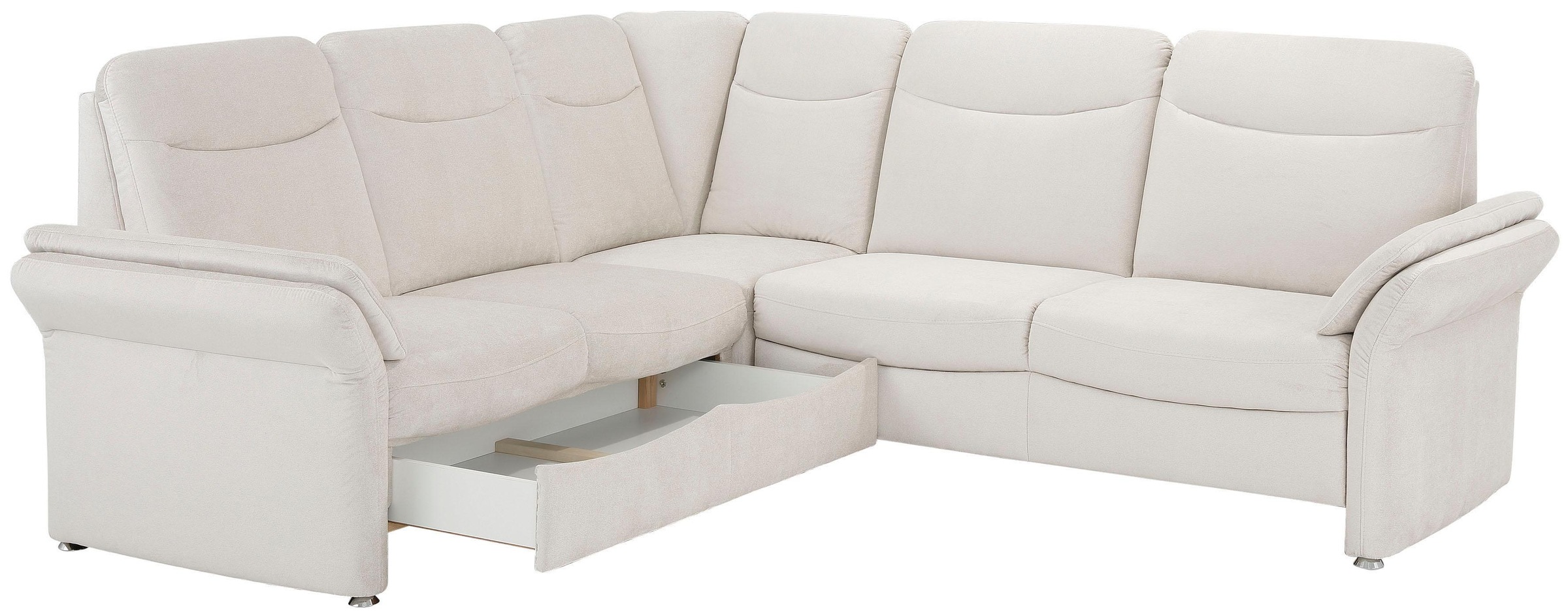 Home affaire Ecksofa »Tahoma L-Form«, mit Armlehnfunktion, wahlweise Bettfunktion, Schublade, Relaxfunktion