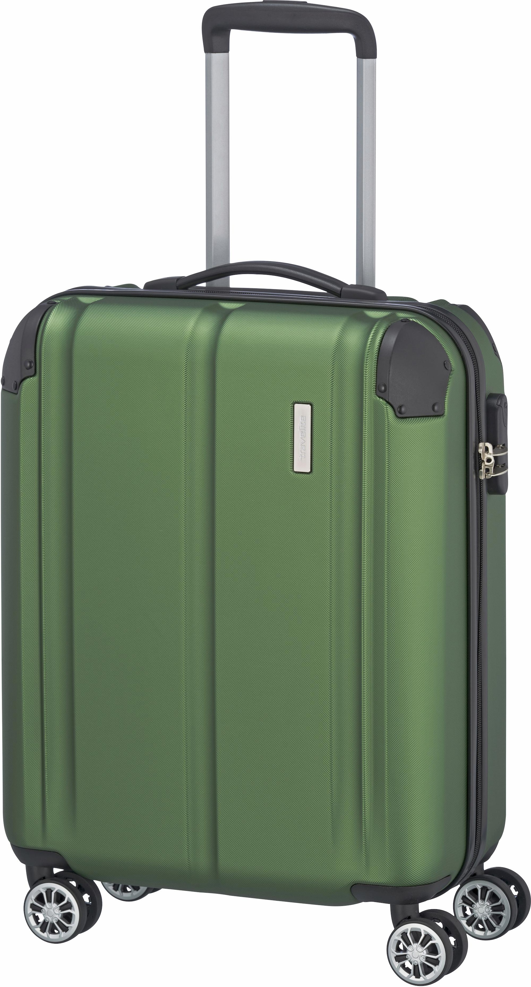 travelite Hartschalen-Trolley »CITY, verschiedene Größen und Farben«, 4 Rollen, Reisegepäck Koffer Volumenerweiterung TSA-Schloss Volumenerweiterung