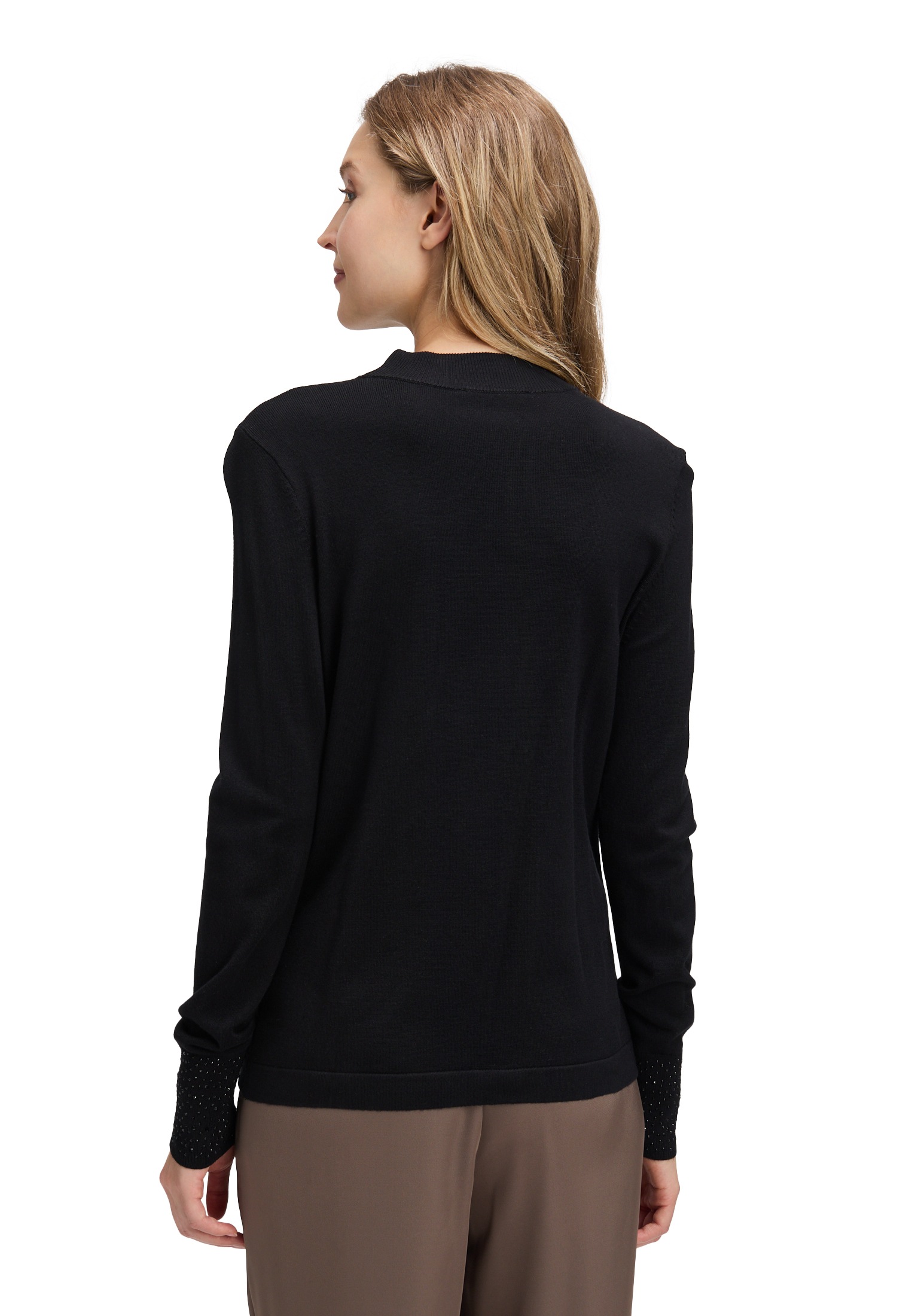 Betty Barclay Rundhalspullover »Feinstrickpullover mit Strass«