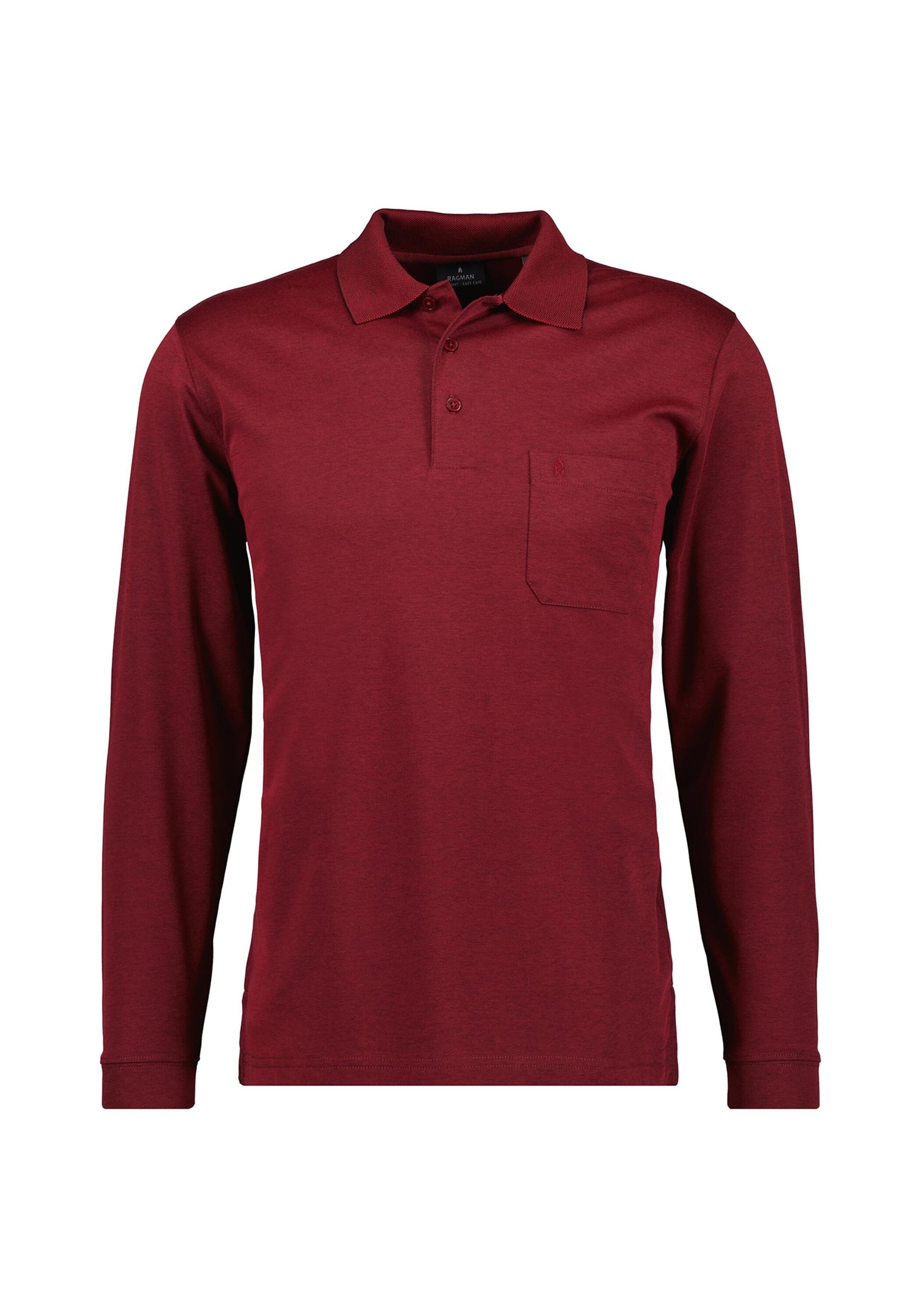 Poloshirt »Poloshirt Soft Knit Polo Knopf Langarm«