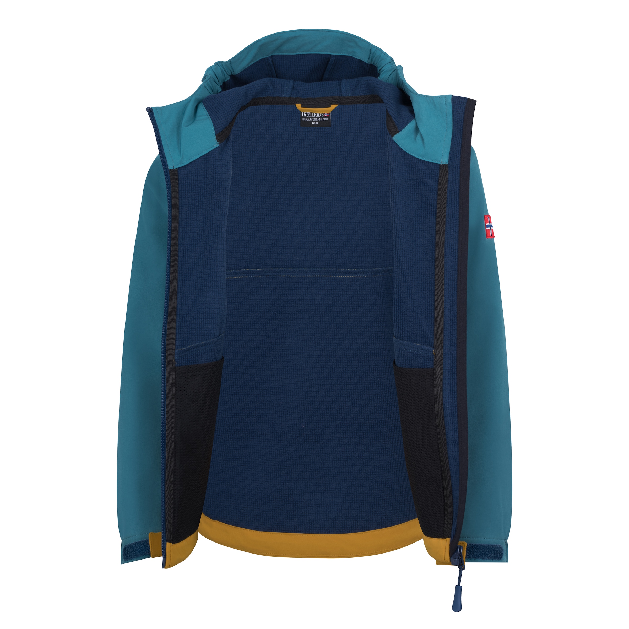 TROLLKIDS Softshelljacke »KIDS KRISTIANSAND JACKET« für Kinder und Jugendliche, sportlicher Stil