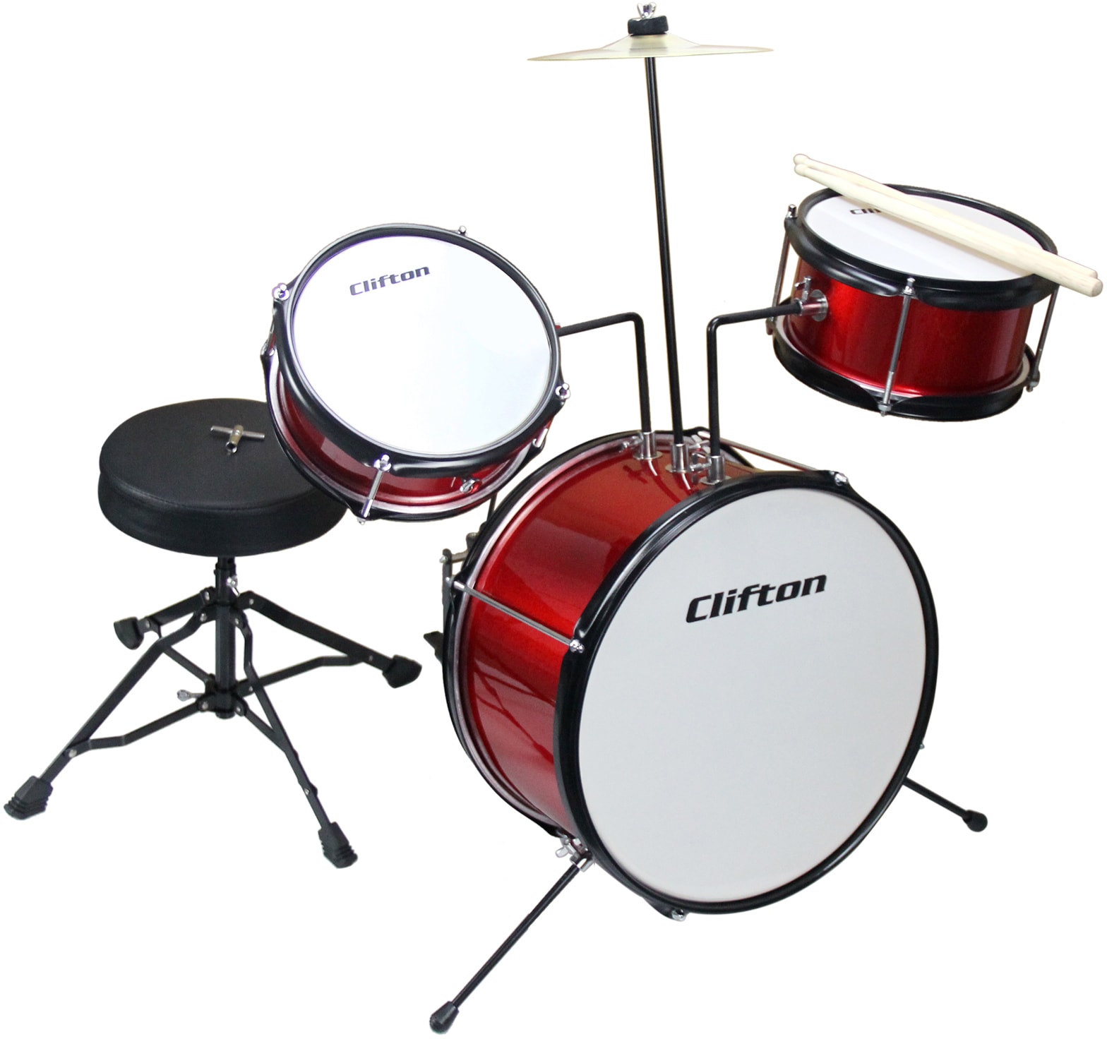 Clifton Kinderschlagzeug »Junior Drum, rot«