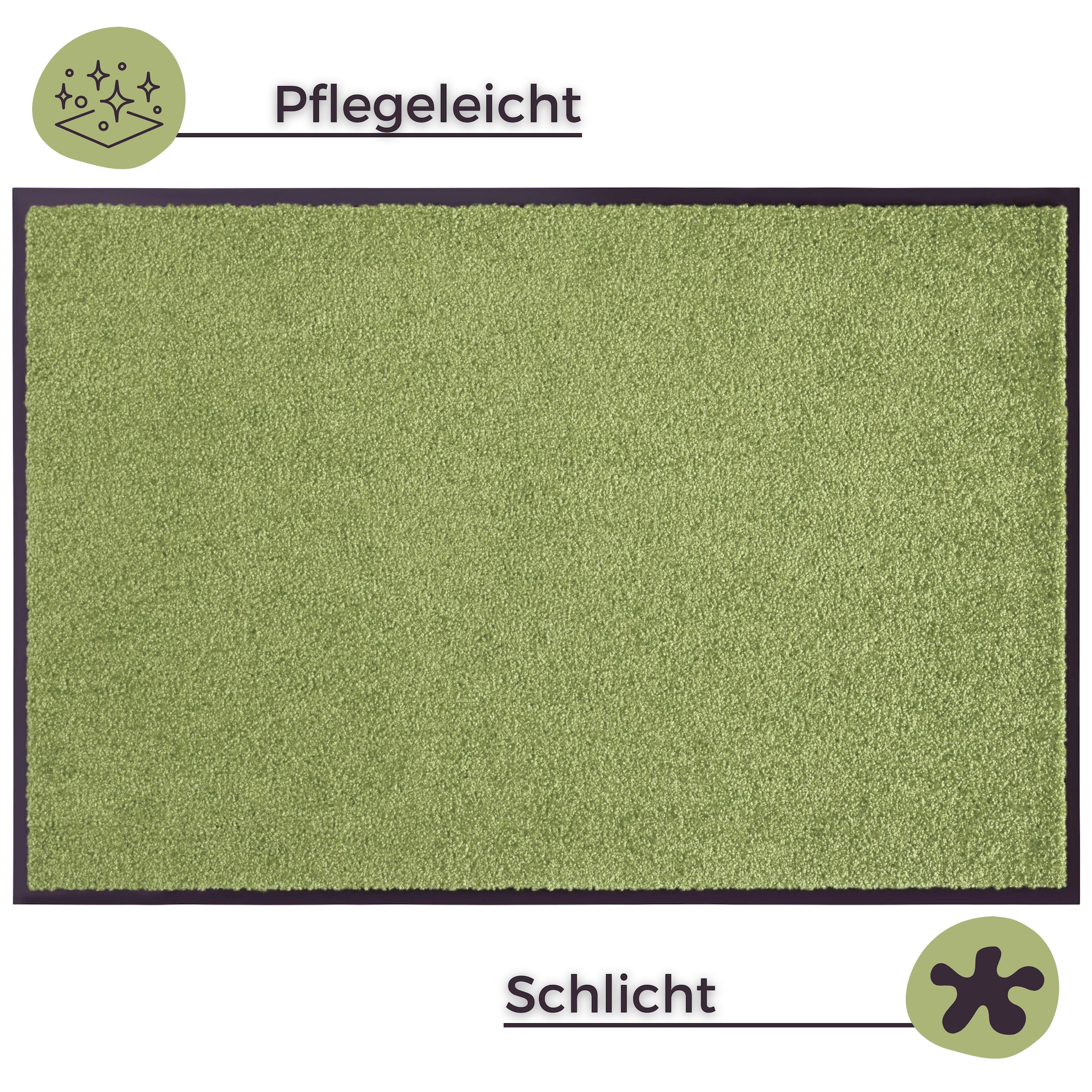 HANSE Home Fußmatte »Wash & Clean«, rechteckig, 7 mm Höhe, Schmutzfangmatte, Türmatte, In- und Outdoor, Teppich, Läufer, waschbar