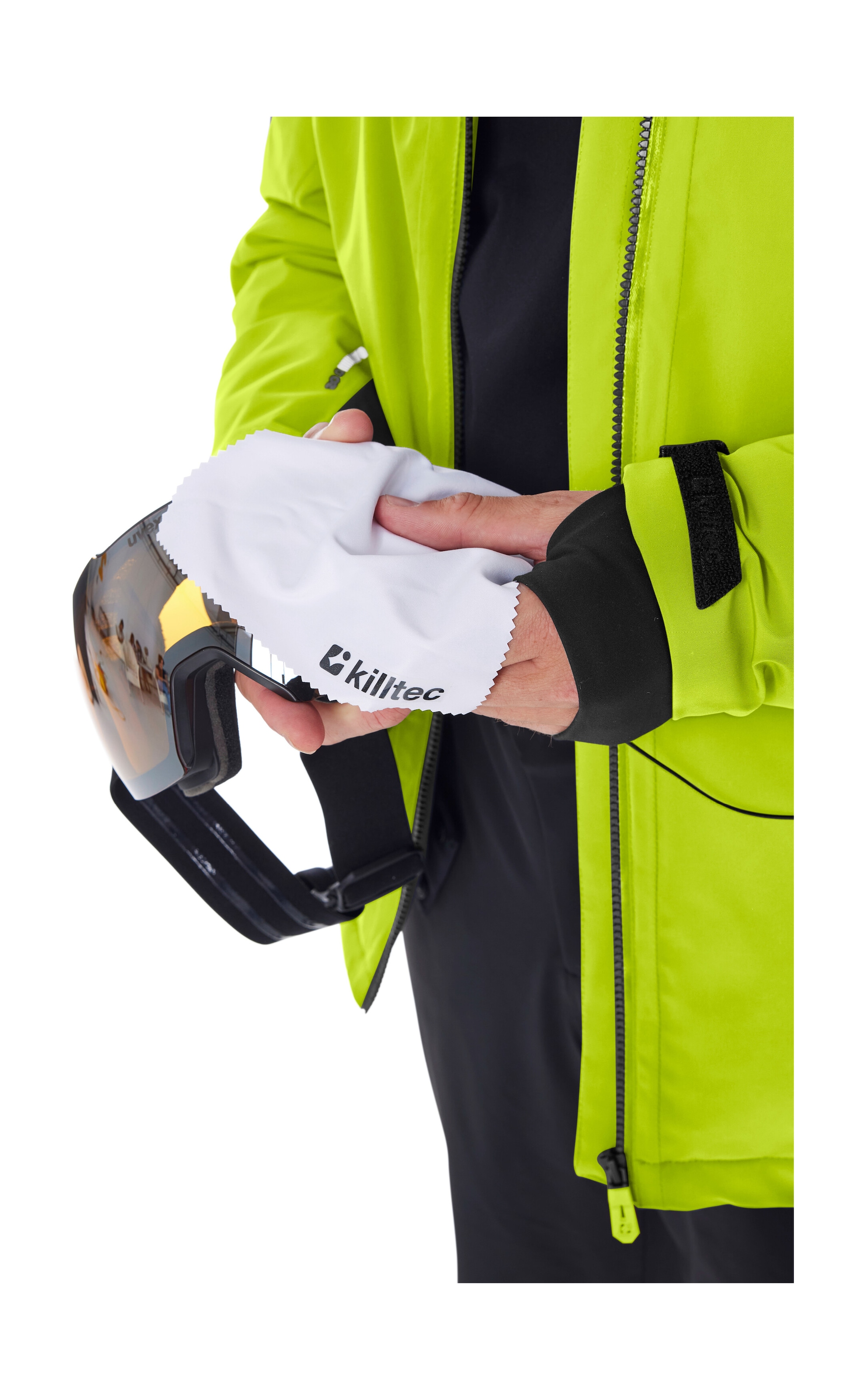 Killtec Skijacke »KSW 51 MN SKI JCKT« Herren Funktionsjacke: wasserdicht, atmungsaktiv, 4-Wege-Stretch