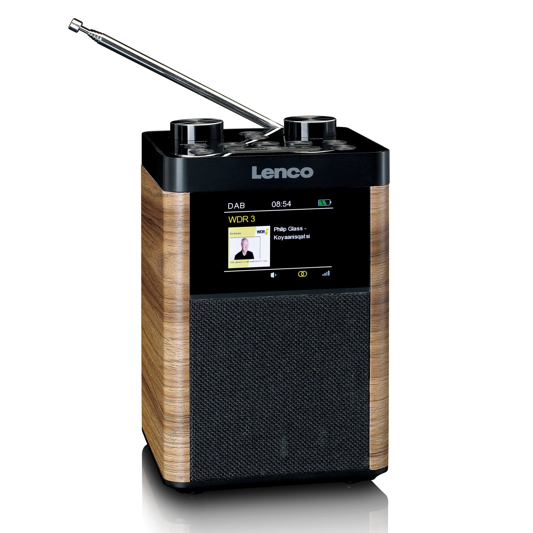 Lenco Digitalradio (DAB+) »PDR-060WD« (Bluetooth Digitalradio (DAB+) | FM-Tuner mit RDS ) tragbar, 10 W Lautsprecher, bis zu 14h Laufzeit