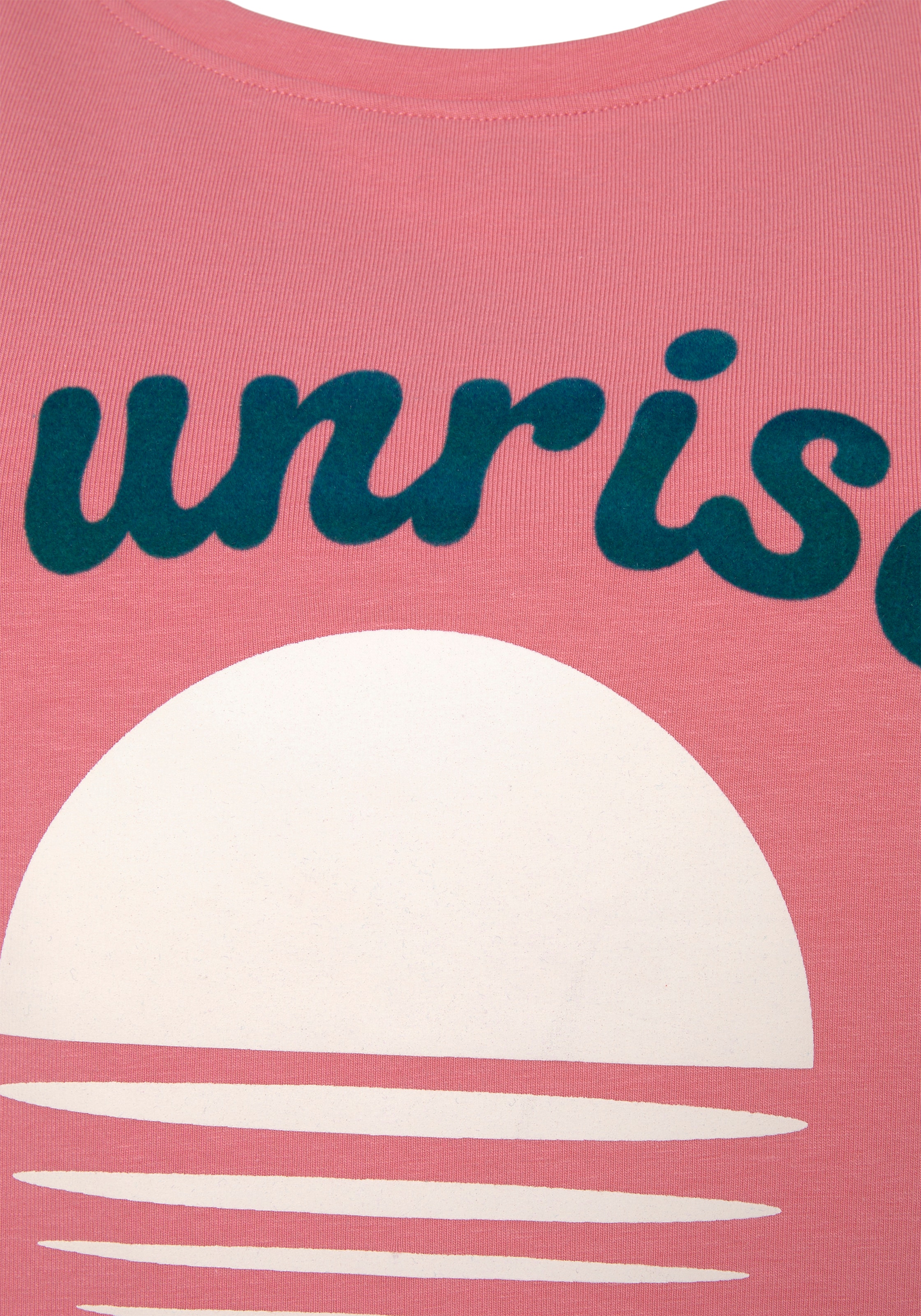 Vivance Kurzarmshirt, T-Shirt mit schönem Frontprint, Loungewear