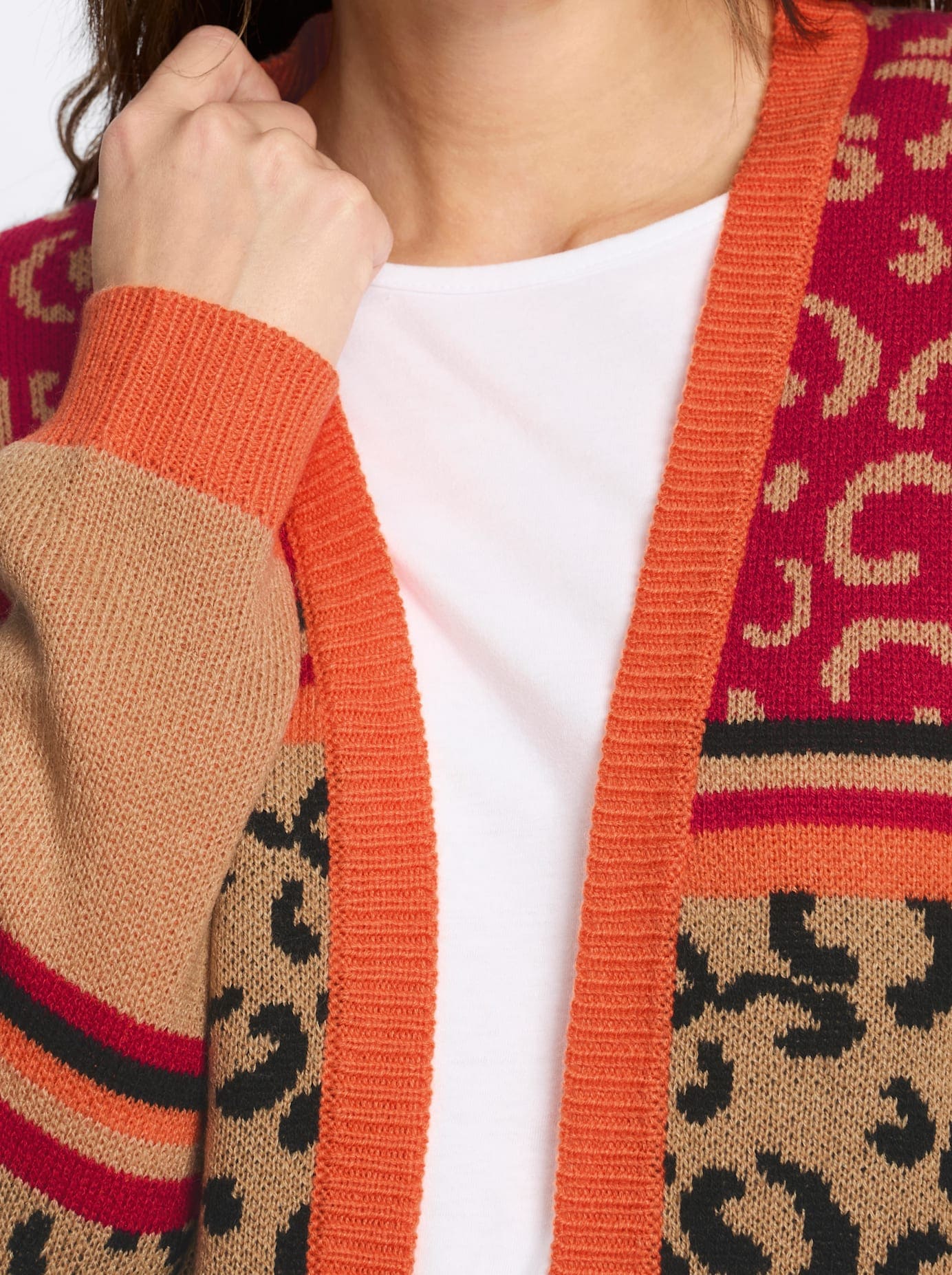 Classic Basics Longstrickjacke