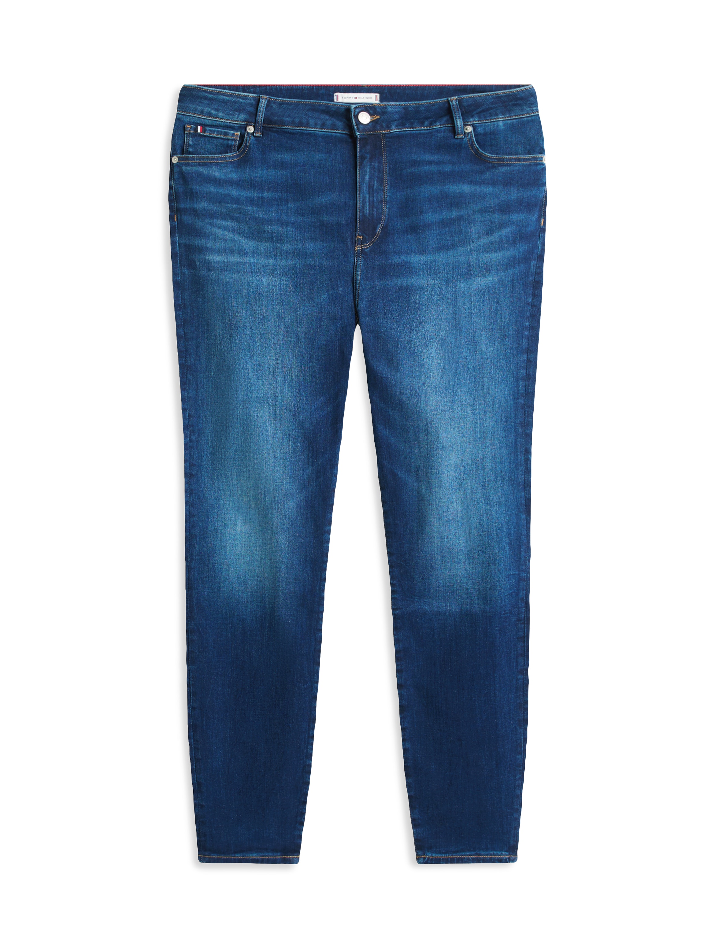 Tommy Hilfiger Curve Skinny-fit-Jeans »CRV DNM BLACK HARLEM U SKINNY HW«, in großen Größen