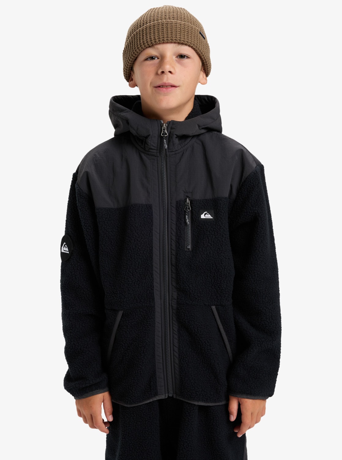 Quiksilver Fleecejacke »BACK TO S SCHOOL YOUTH« für Kinder und Jugendliche, aus Polyester, leichtes Material