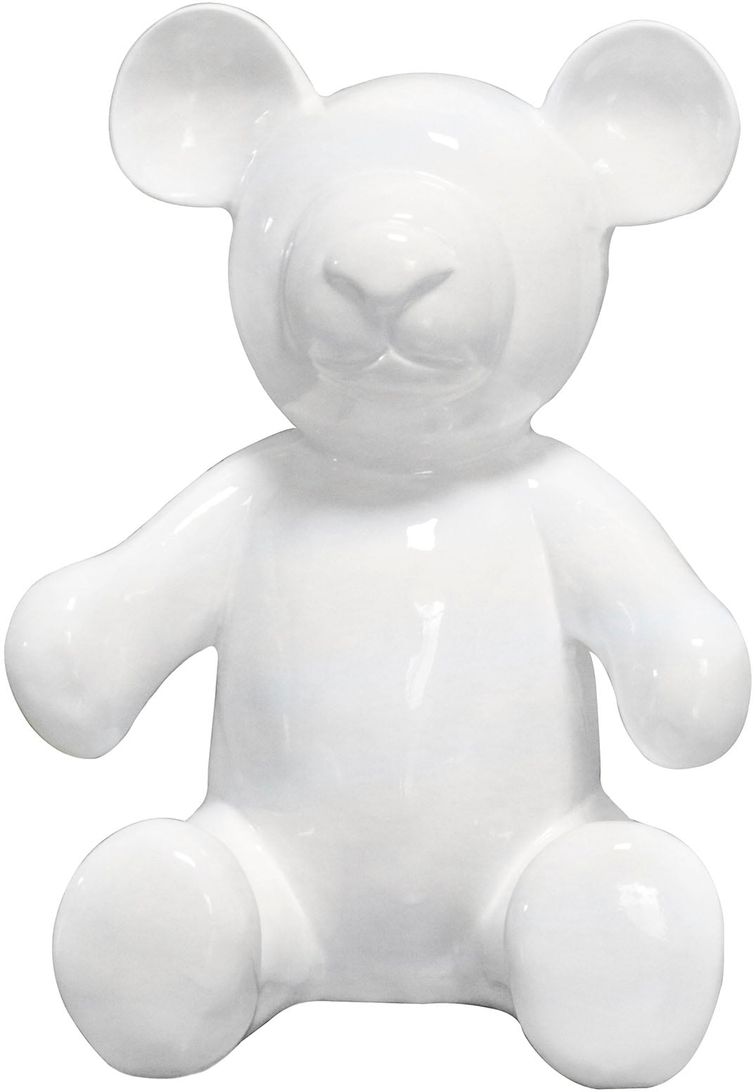 Kayoom Tierfigur »Skulptur Ted 100 Weiß« in weiß, Größe B/H/T: 16 cm x 29 cm x 20 cm