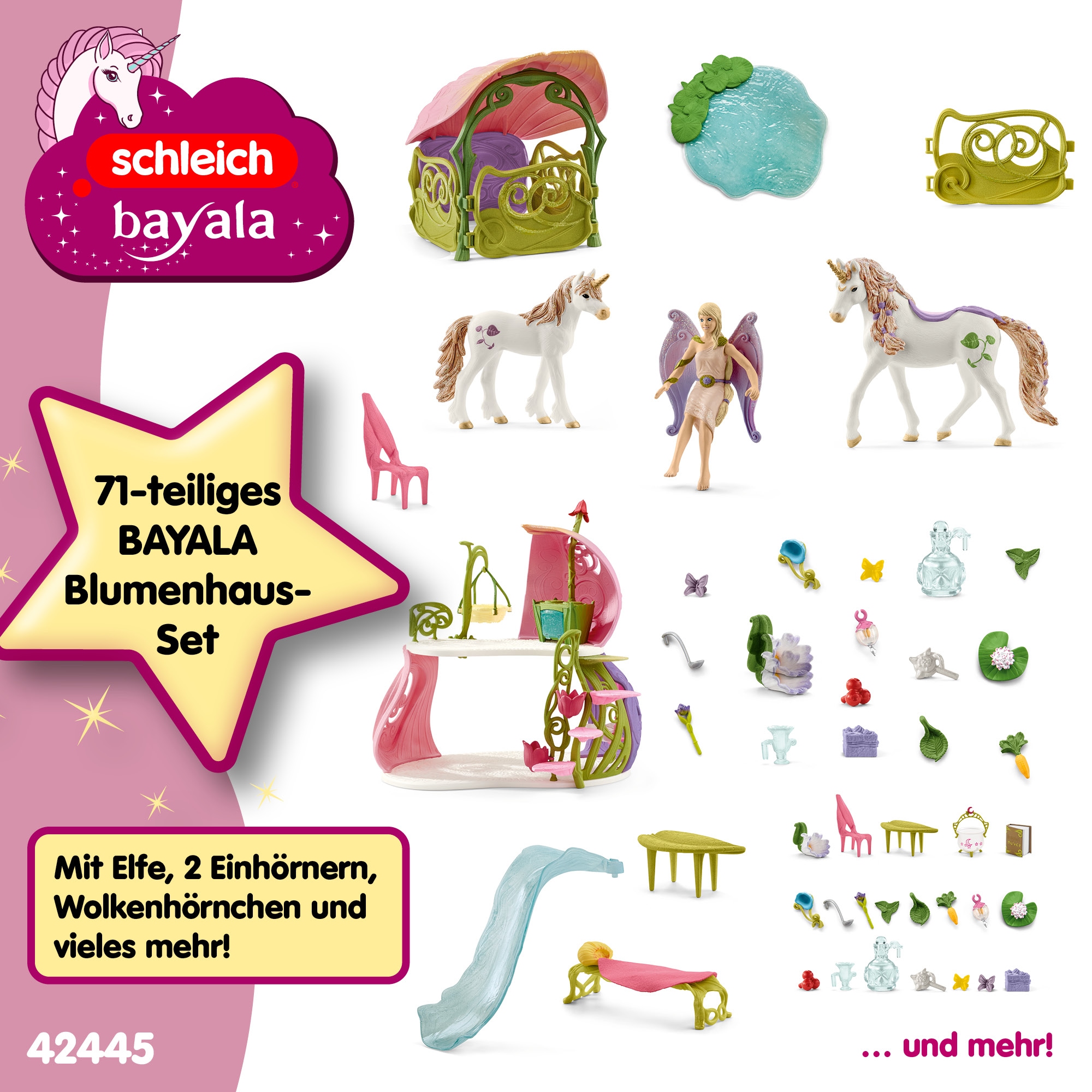 Schleich® Spielwelt »BAYALA®, Glitzerndes Blütenhaus (42445)«