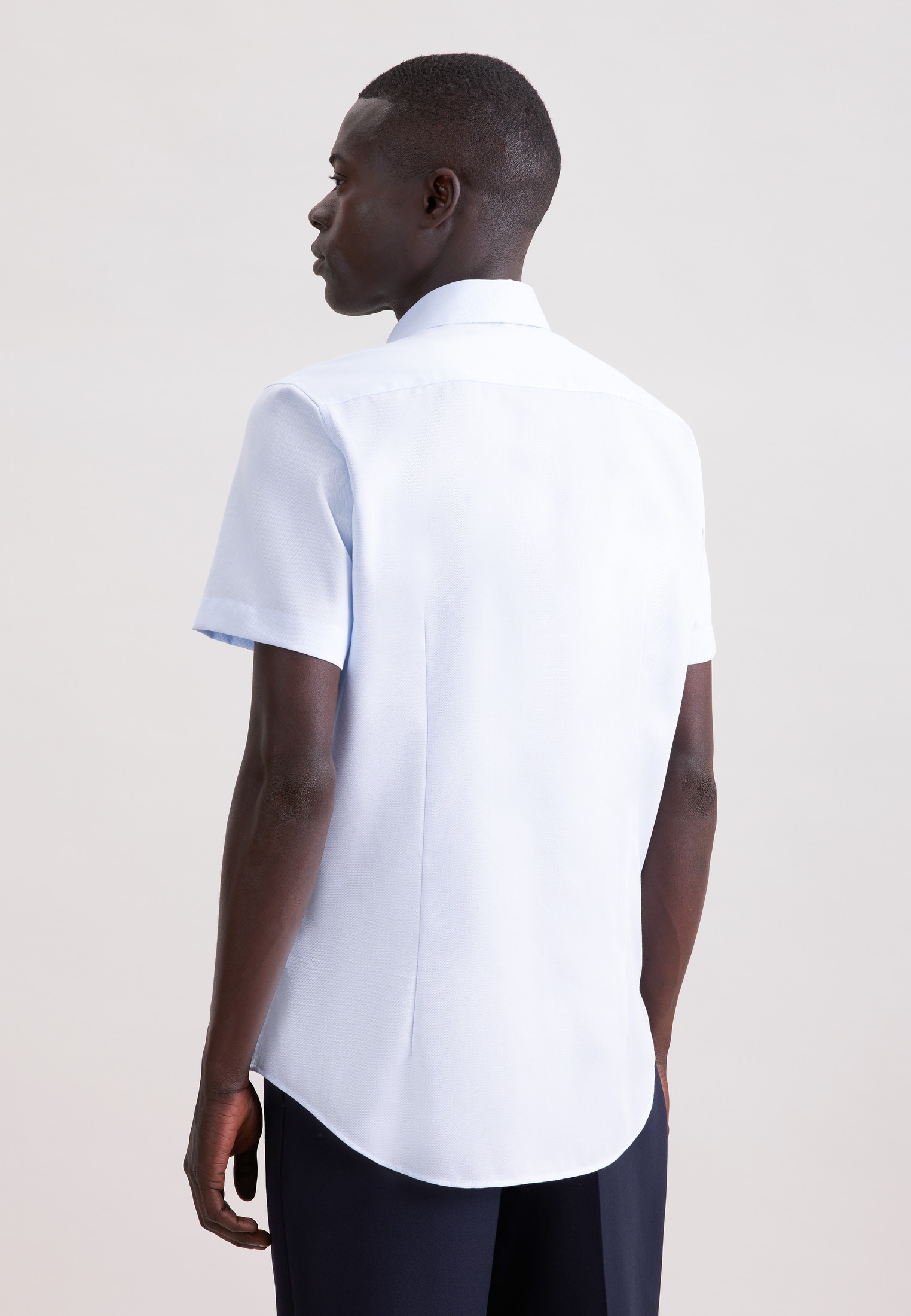 seidensticker Businesshemd »Schwarze Rose« Slim 1/2 Button-Down-Kragen Struktur