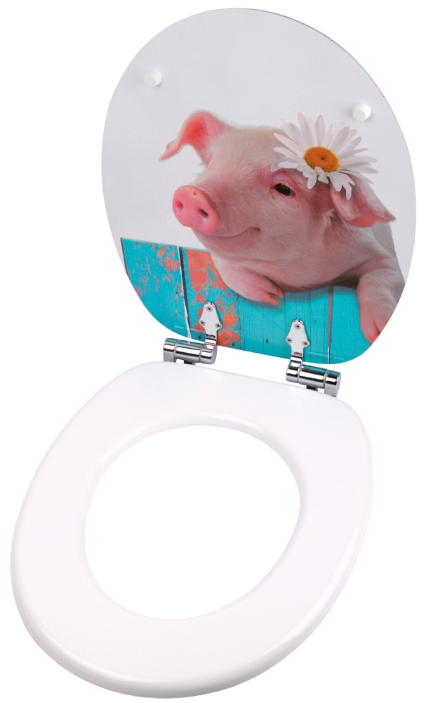 Sanilo WC-Sitz »Schwein«, mit Absenkautomatik