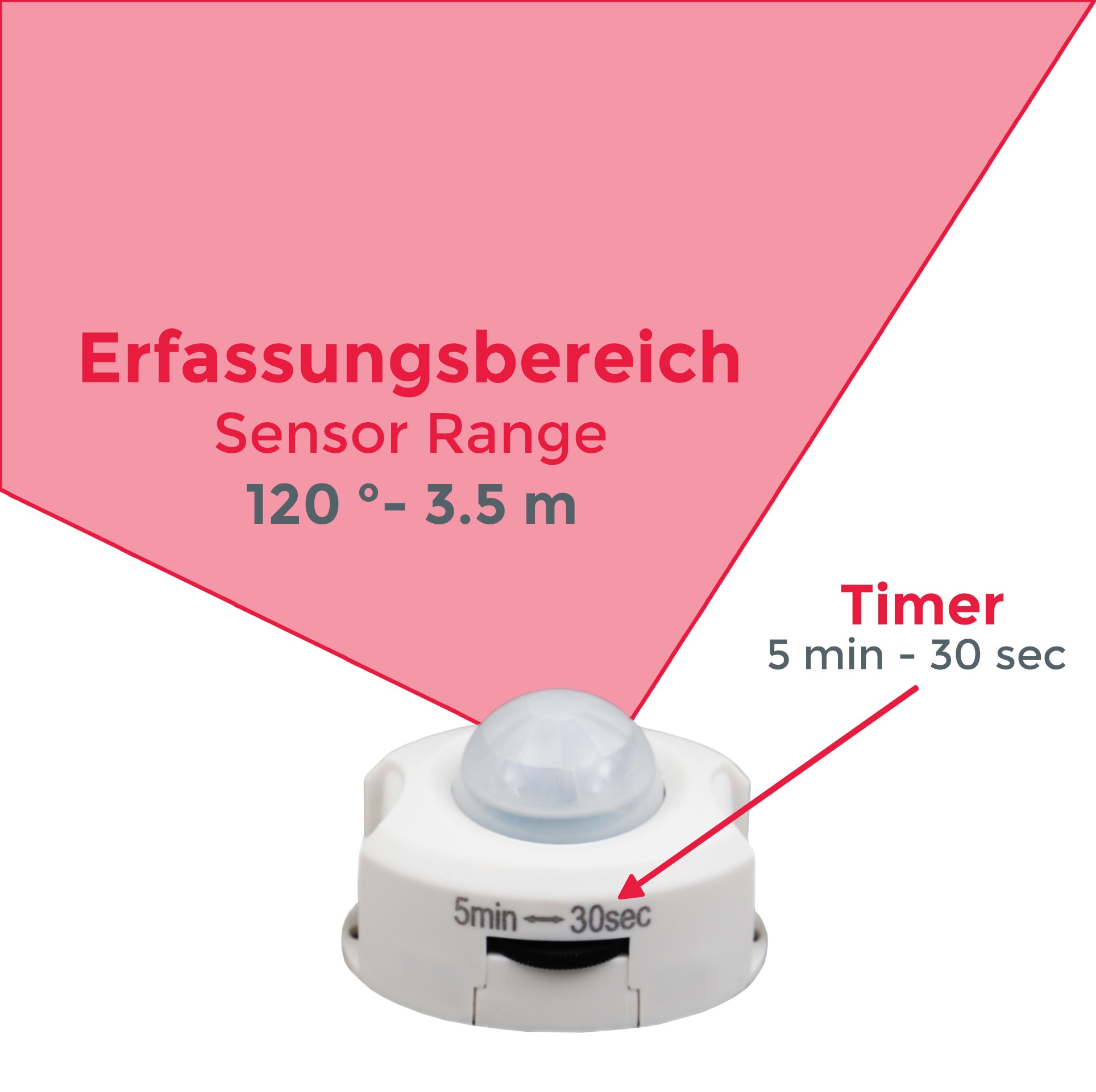 B.K.Licht LED-Streifen »Chara«, LED Band Bettlicht mit Bewegungsmelder Nachtlicht Dämmerungsensor