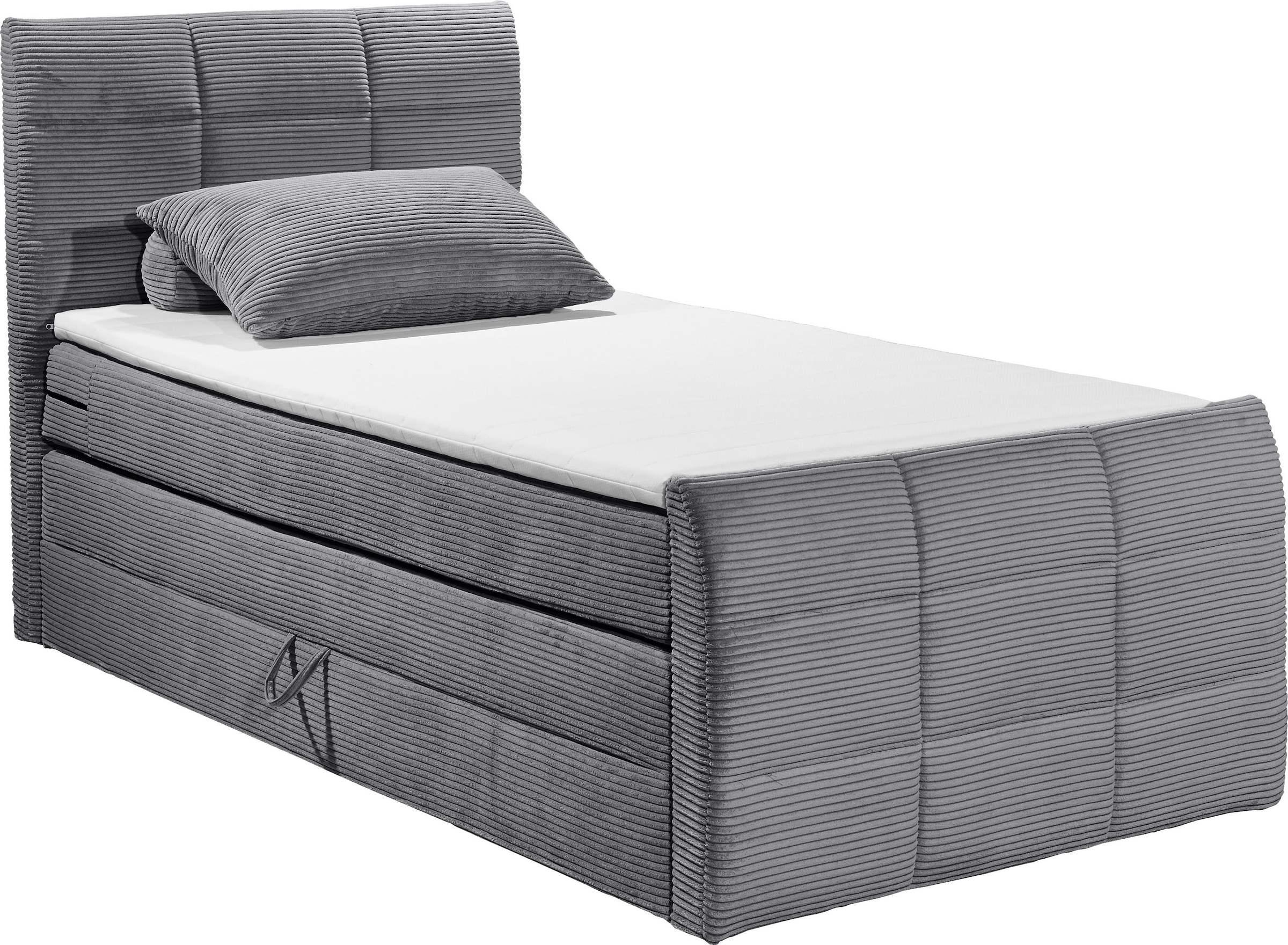 ED EXCITING DESIGN Boxspringbett »Bolivia« harte Seite mit Kokosmatte, weiche Seite mit Filzabdeckung
