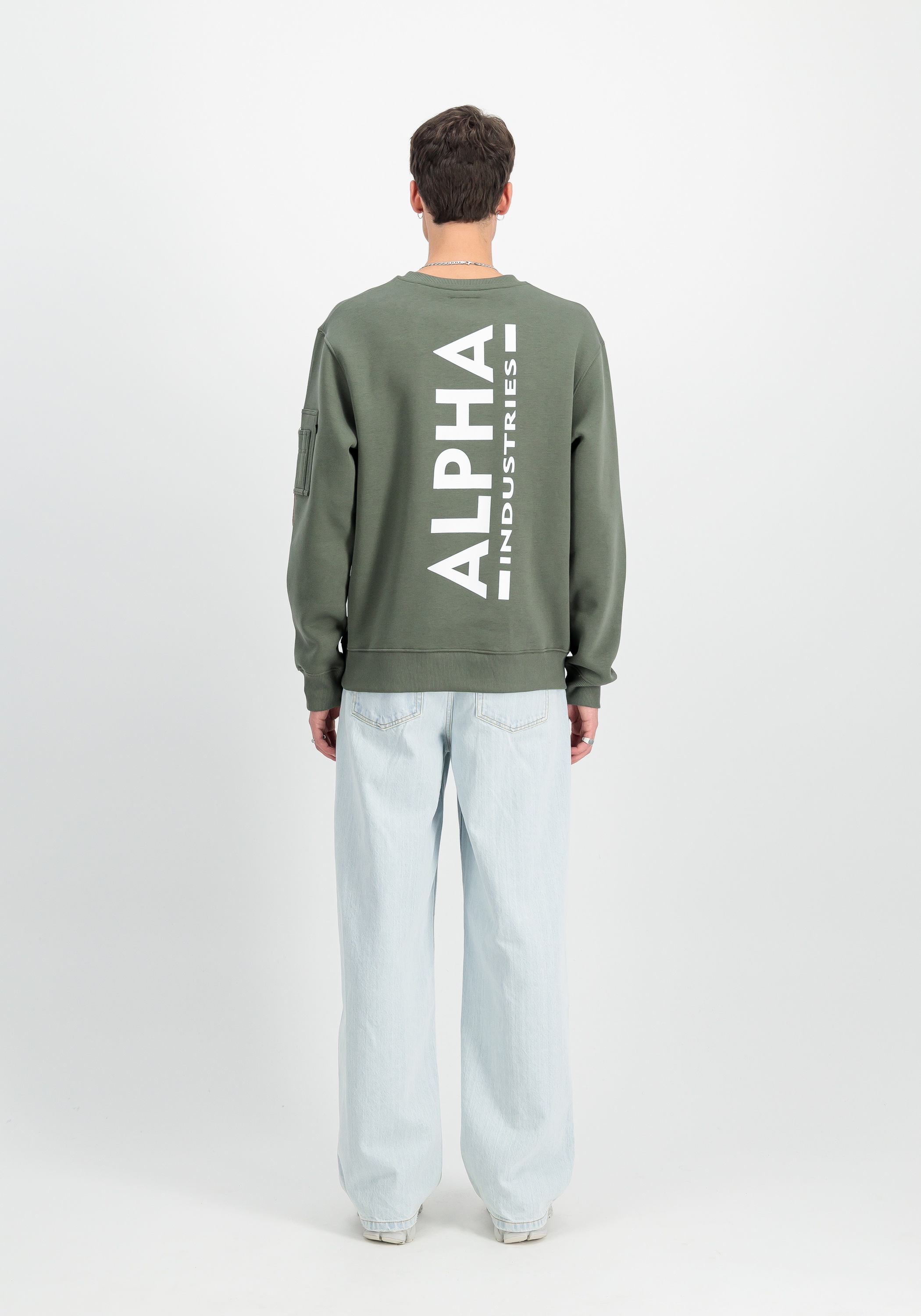 Alpha Industries Sweater »Alpha Industries Men - Sweatshirts Backprint Sweatshirt«