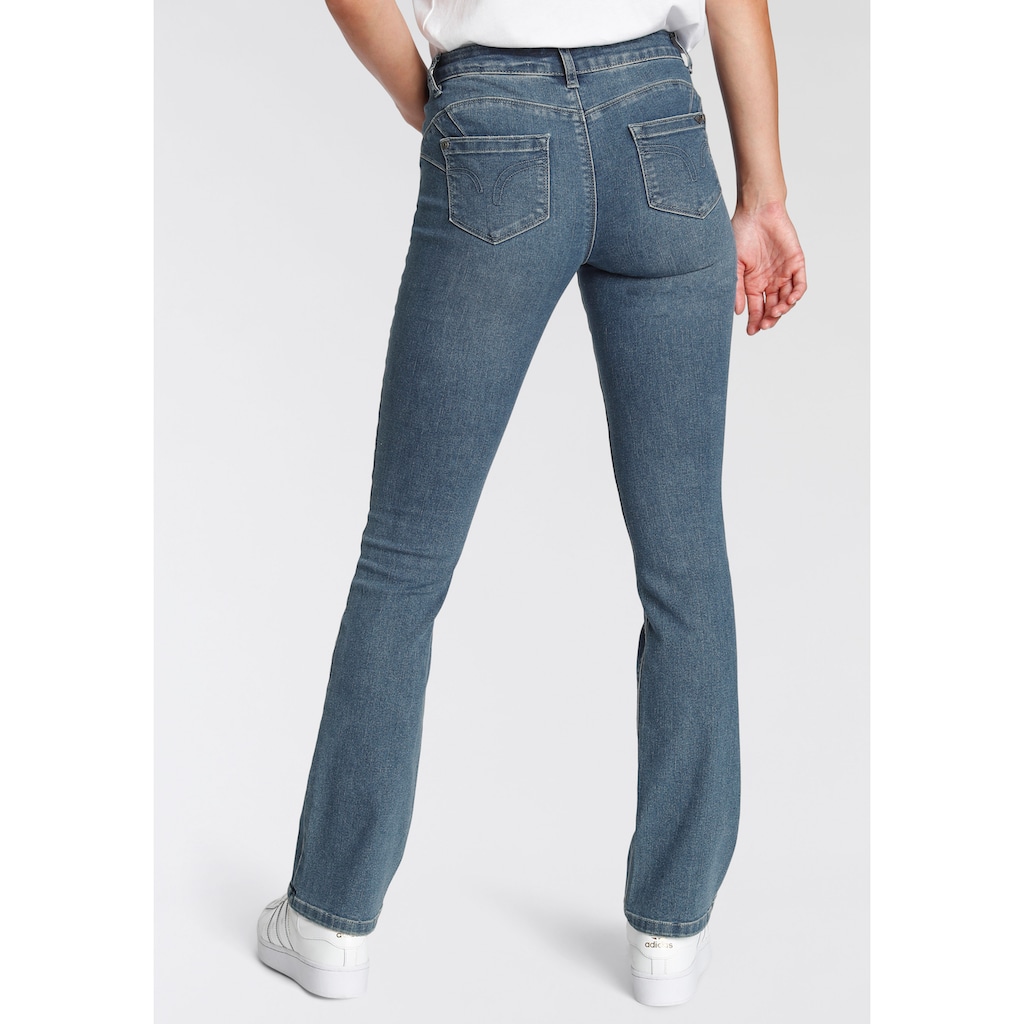 Arizona Bootcut-Jeans, Recyceltes Polyester