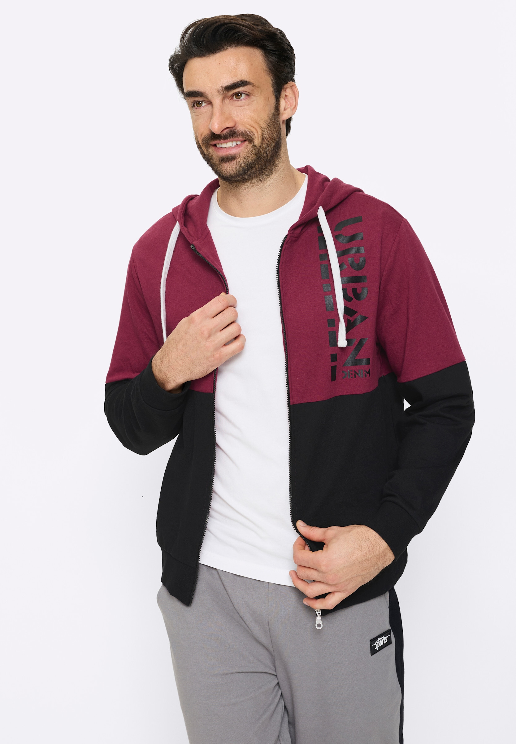 Witt Shirtjacke »Sweatshirtjacke Sweatjacke mit weitenregulierbarer Kapuze«