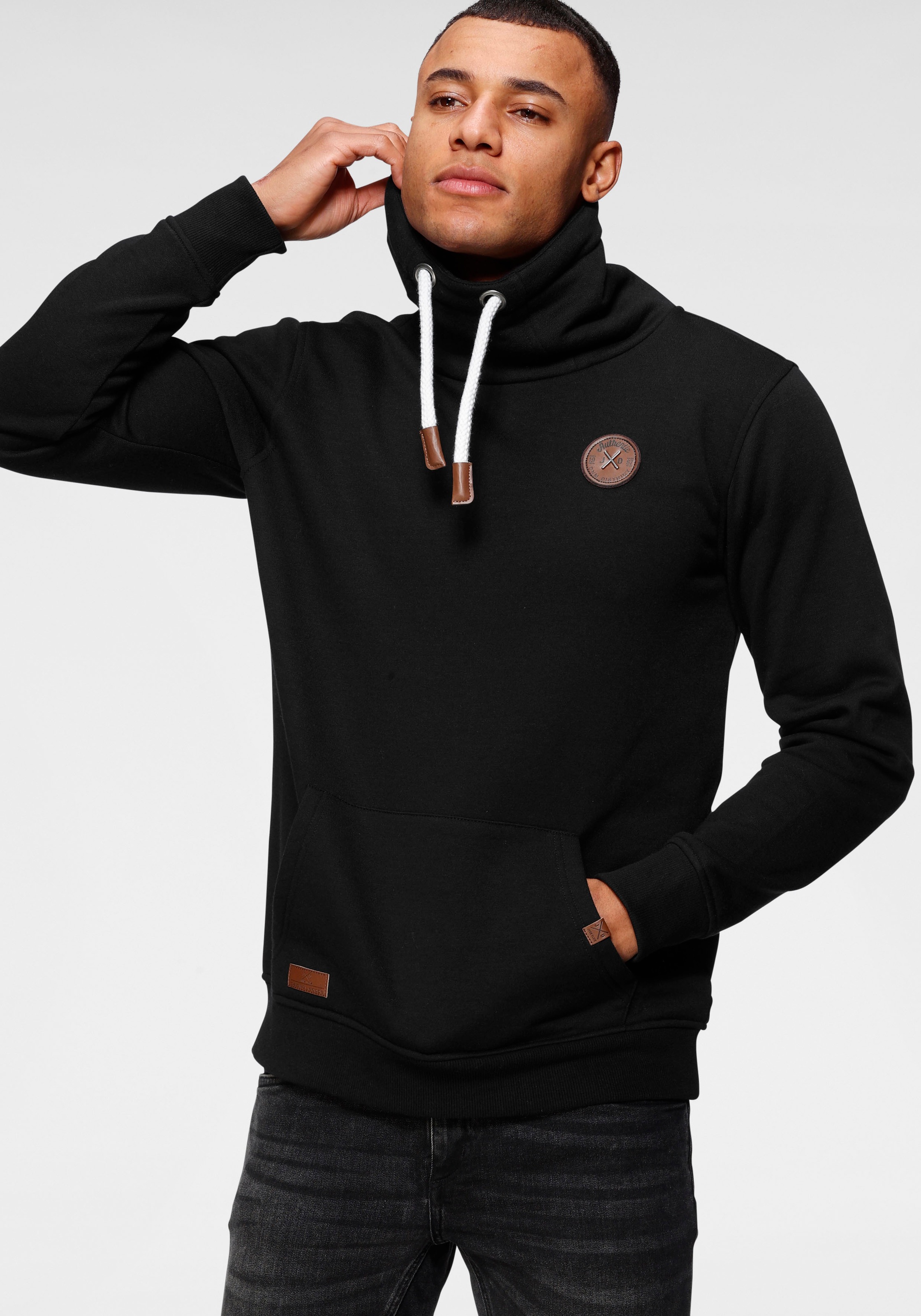John Devin Sweatshirt, mit Schlauchkragen