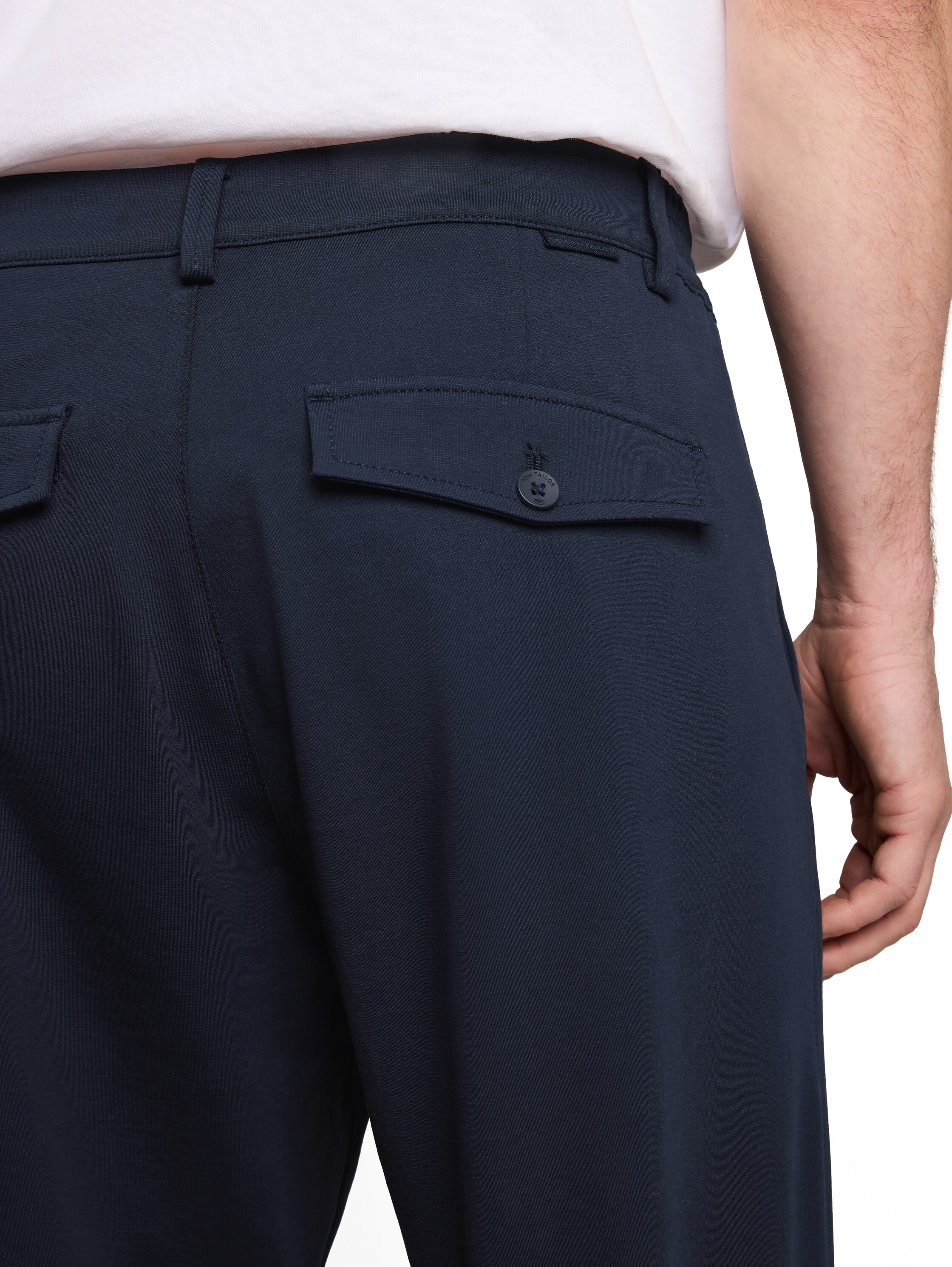 TOM TAILOR Stoffhose »TTRUPERT REGULAR«  mit weitem Bein / Stretch