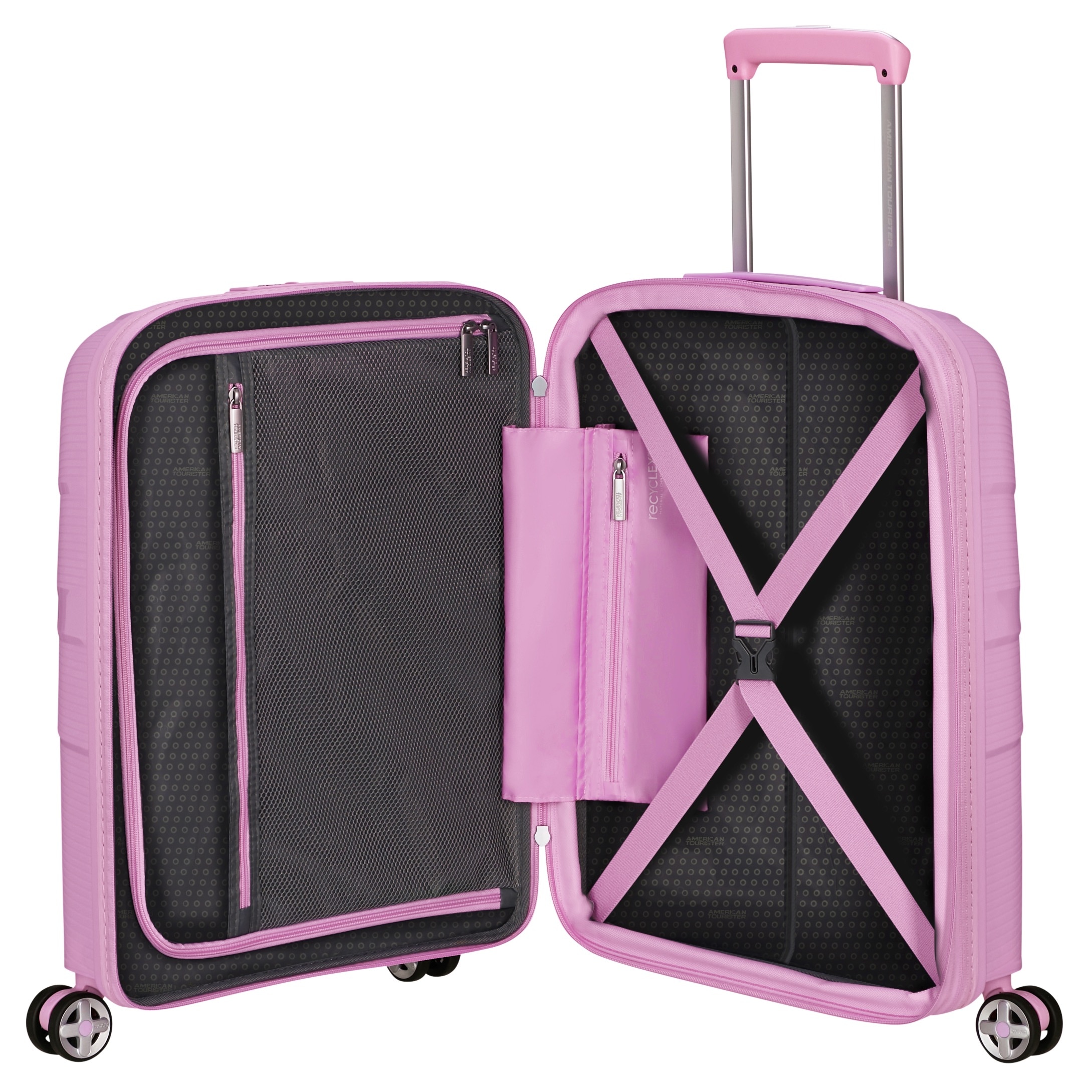 American Tourister® Hartschalen-Trolley »STARVIBE, in verschiedenen Farben und Größen«, 4 Rollen, Handgepäck-Koffer Reisegepäck Koffer TSA-Zahlenschloss