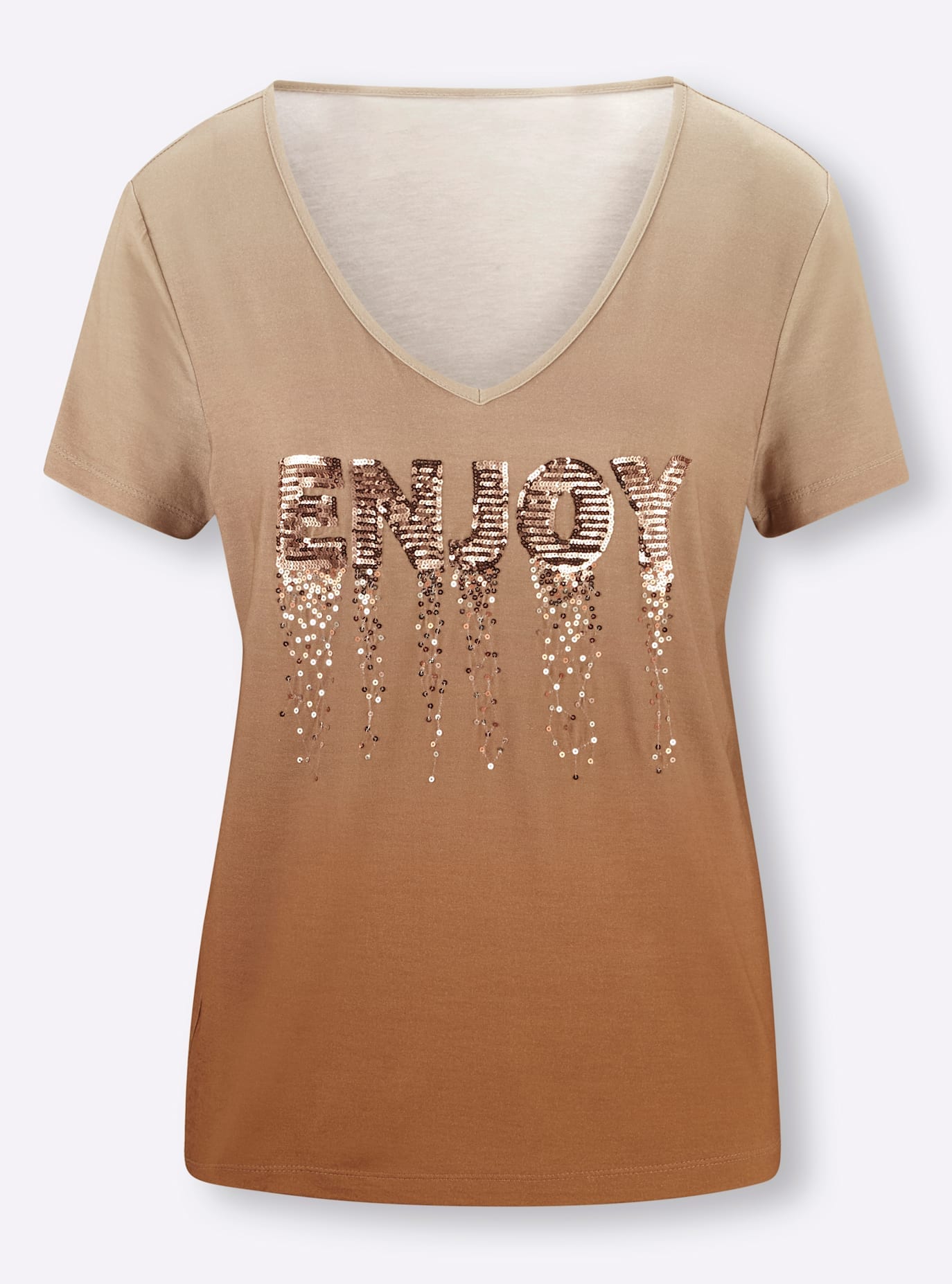 heine V-Shirt »Shirt«, (1 tlg.)