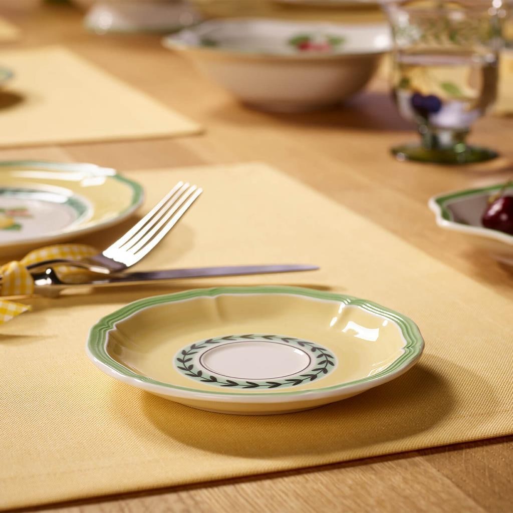 Villeroy & Boch Tasse »Teetassen mit Untertassen French Garden Fleurence 130 ml 6er Set bunt« Spülmaschinengeeignet, Mikrowellenfest