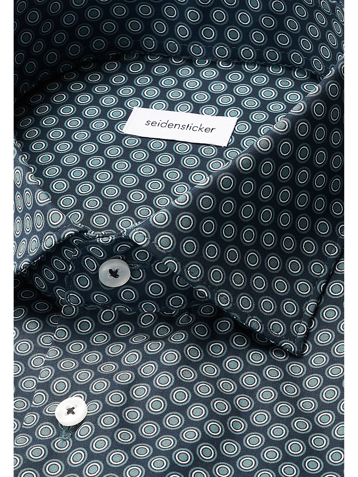 seidensticker Businesshemd »Schwarze Rose«, Comfort 1/1 Kentkragen Druck