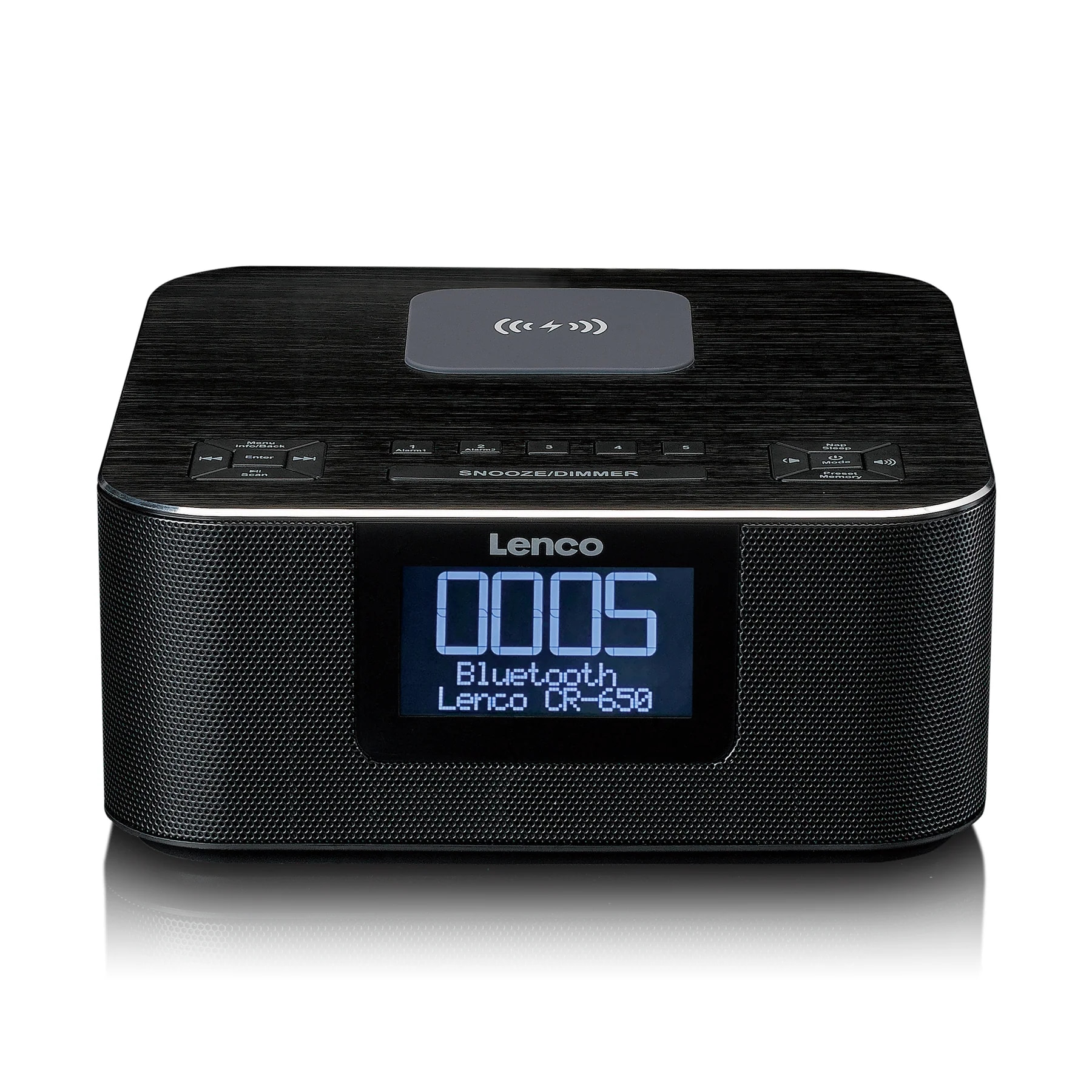 Lenco Uhrenradio »CR-650BK« (Bluetooth Digitalradio (DAB+) | FM-Tuner ) FM‑Radiowecker, LED‑Display, 2 Weckzeiten
