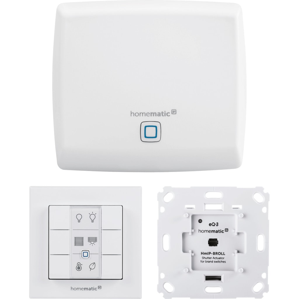 Homematic IP Smart-Home Starter-Set »Rollladensteuerung (3-tlg.)«