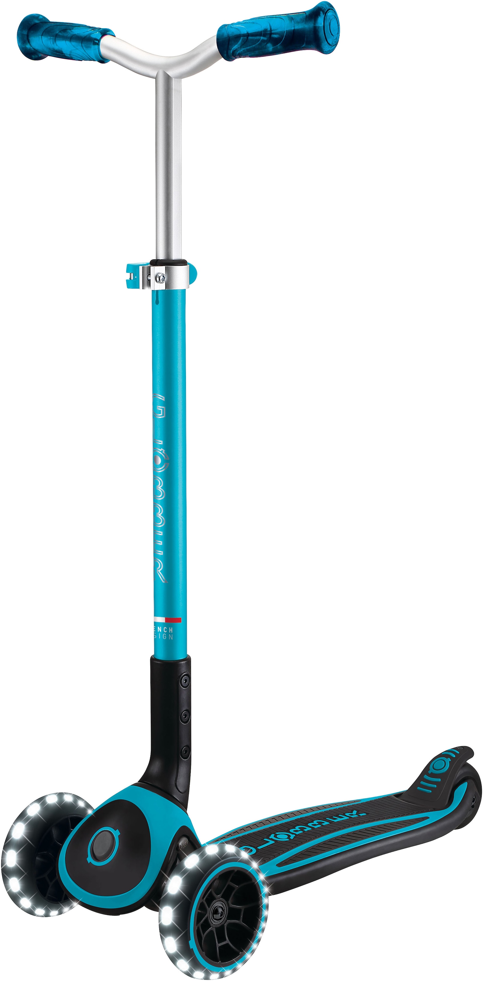 Globber Tretroller »ACE LIGHTS, mit Leuchtrollen«