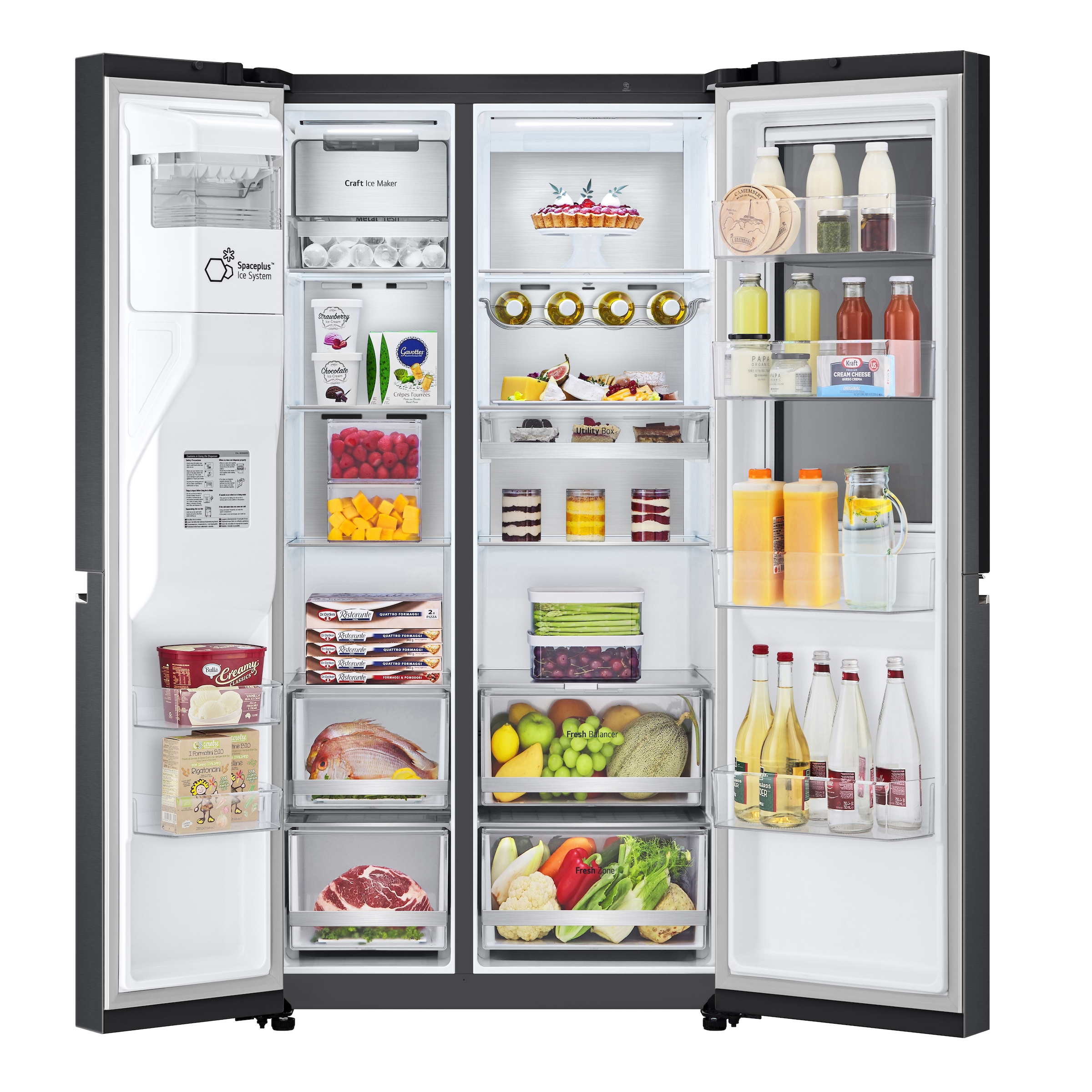 LG Side-by-Side »GSXV90MCDE«, Craft Ice Bereiter, InstaView™