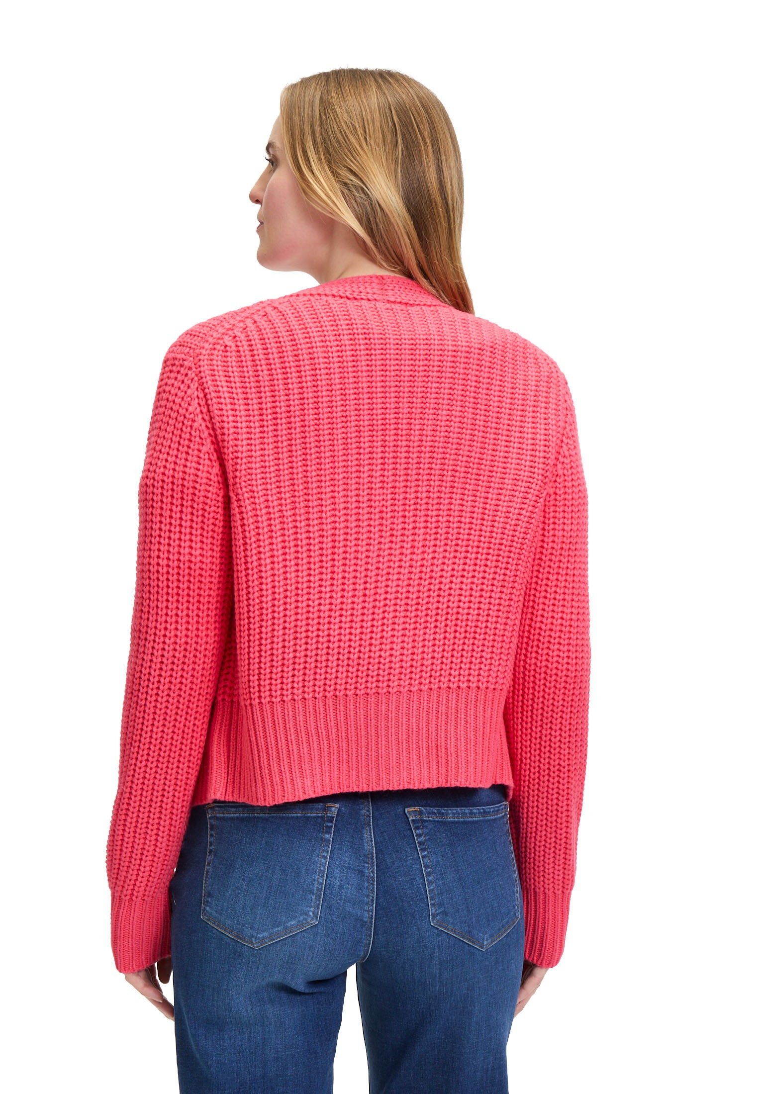 Betty&Co Strickjacke »Grobstrickjacke ohne Verschluss«