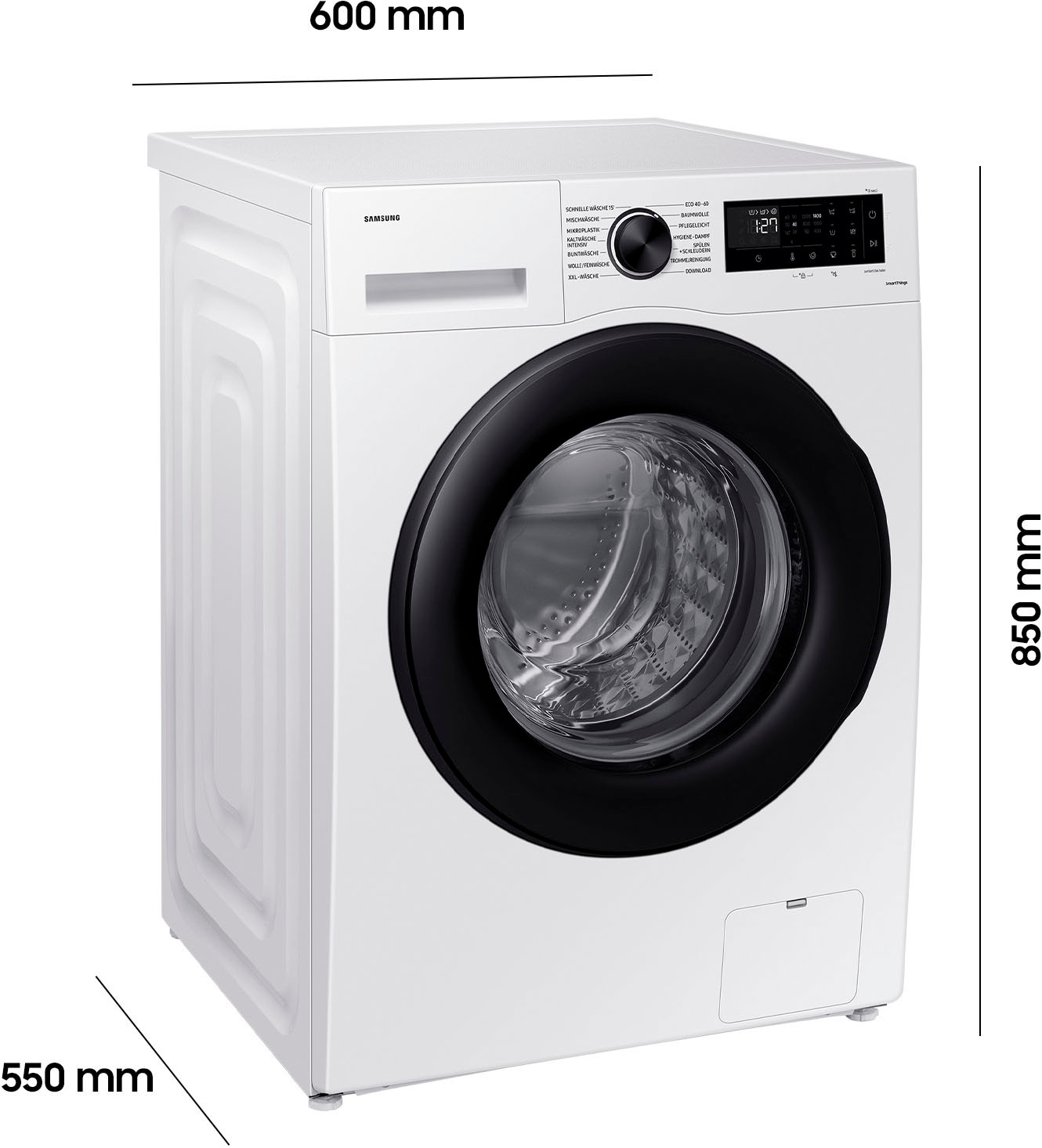 Samsung Waschmaschine »WW9ECGC04AAE2019«, WW5000C, WW9ECGC04AAE2019, 9 kg, 1400 U/min