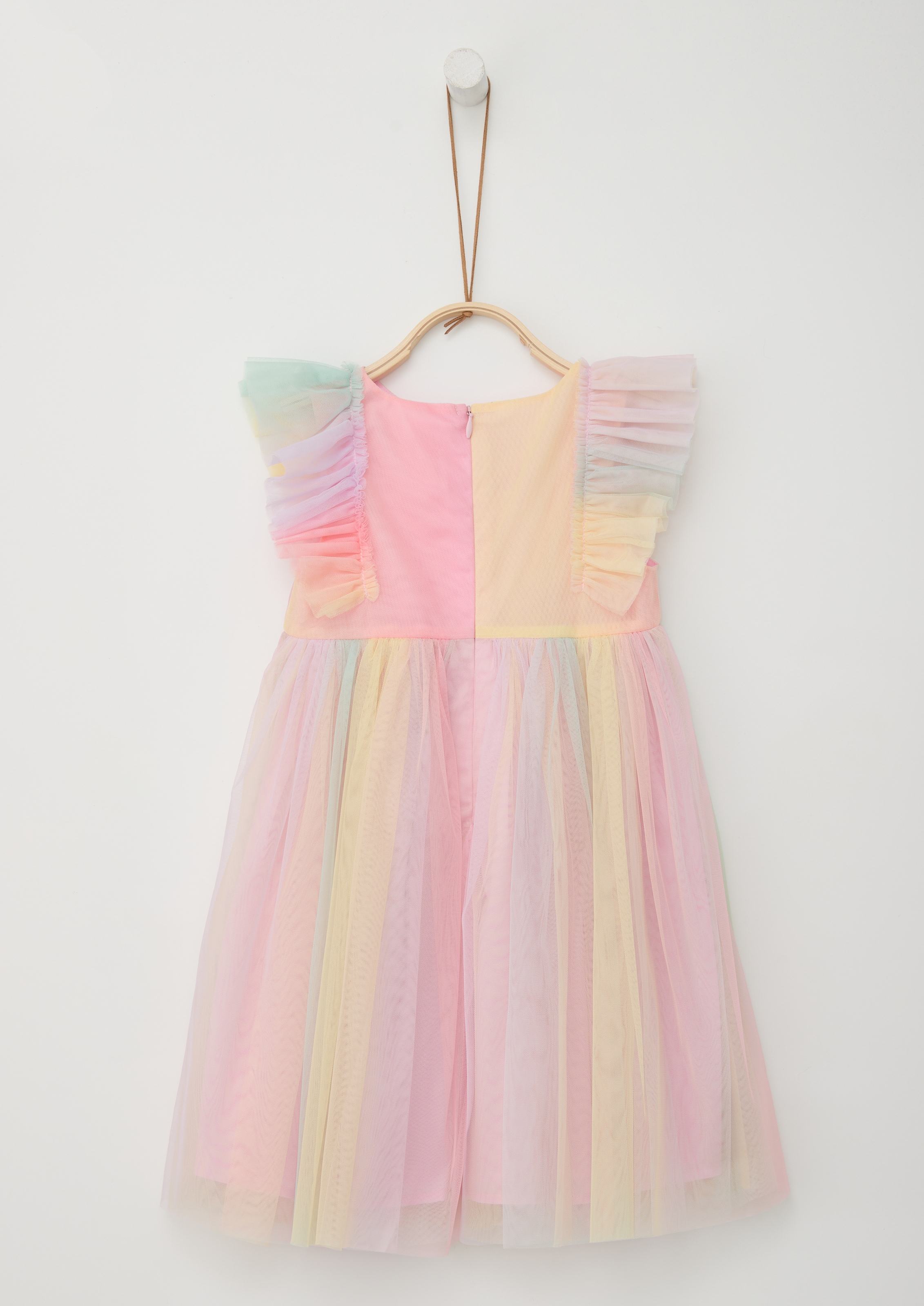 s.Oliver Junior Sommerkleid, mit Rüschen