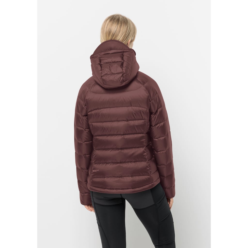 Jack Wolfskin Daunenjacke »NEBELHORN DOWN HOODY W«, mit Kapuze