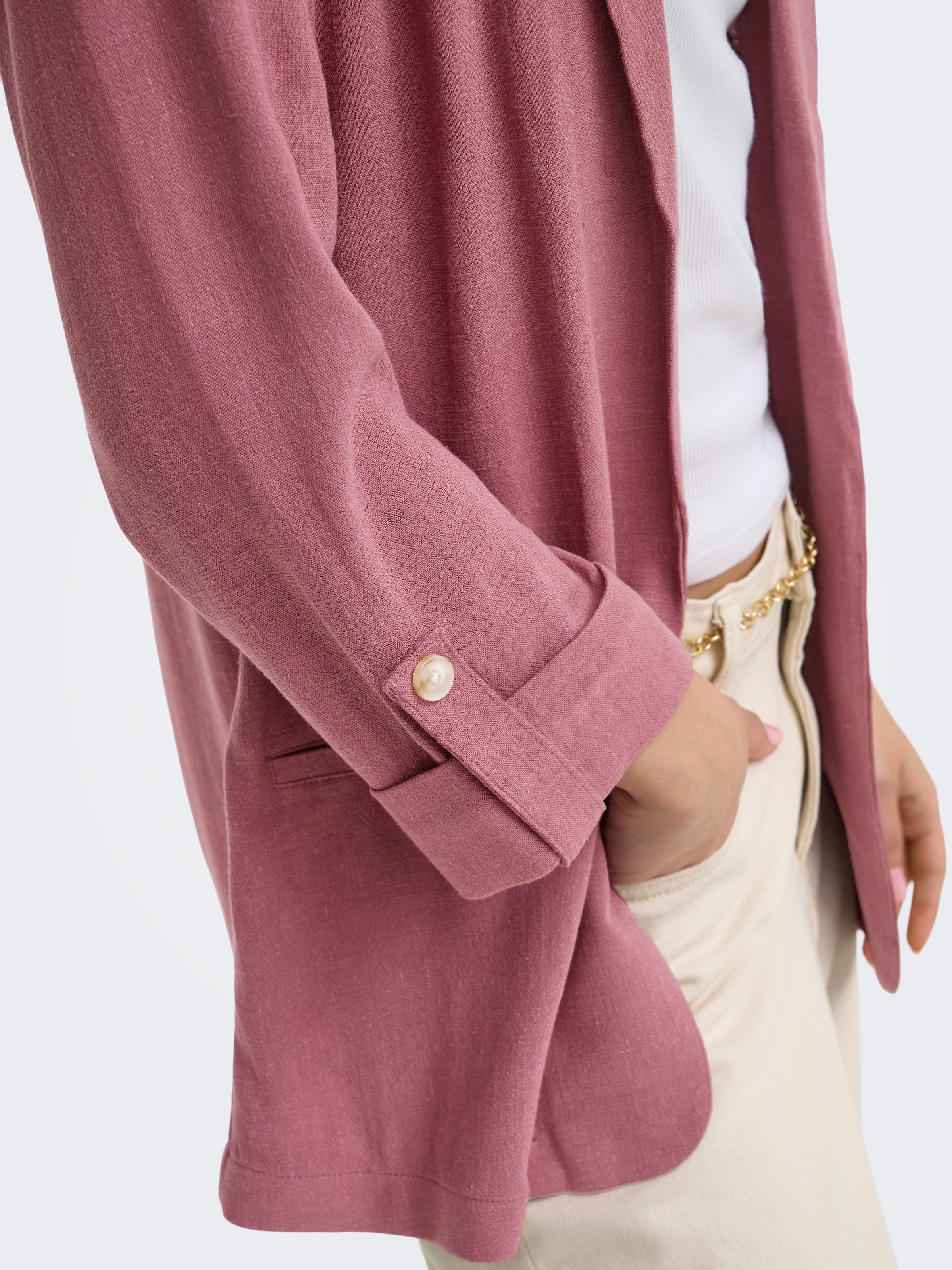 ONLY Longblazer »ONLSIESTA 3/4 OPEN LIN BL BLAZE TLR NOOS«