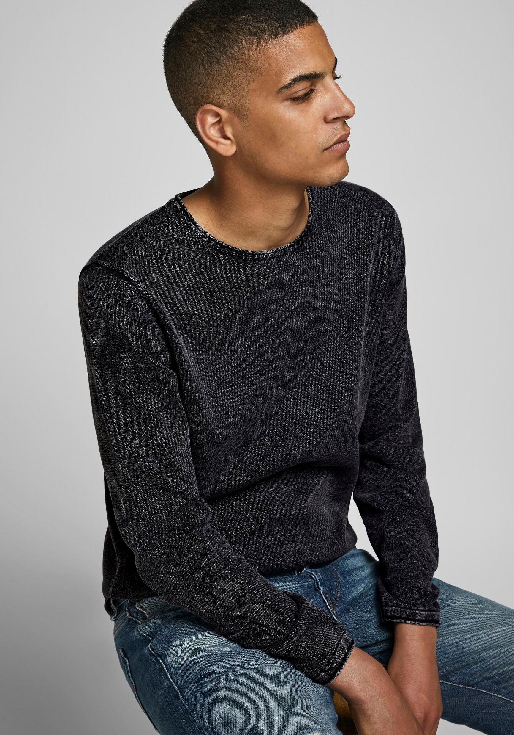 Jack & Jones Rundhalspullover »LEO«