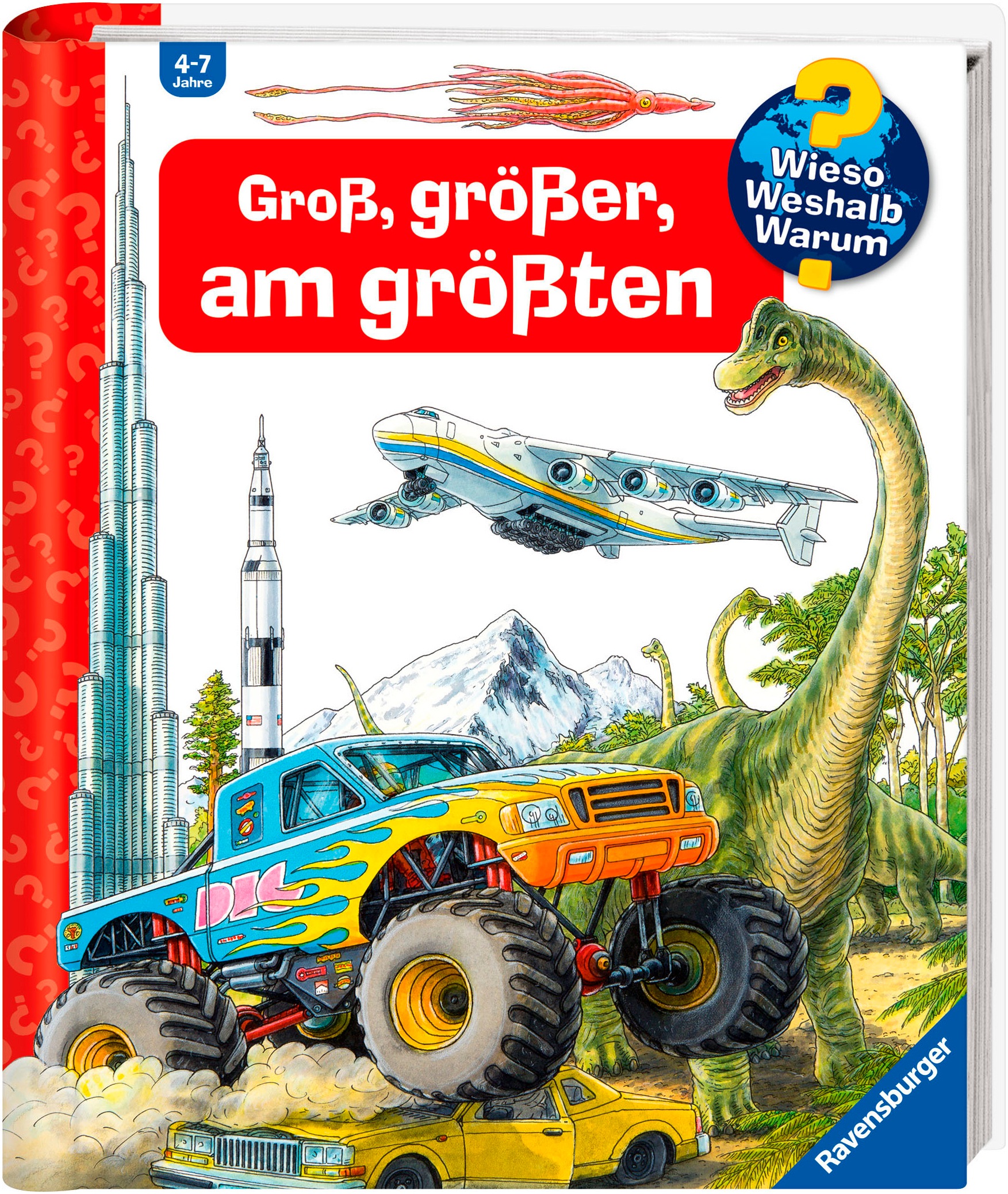 Ravensburger Buch »Wieso? Weshalb? Warum?, Groß, größer, am größten (Riesenbuch)«
