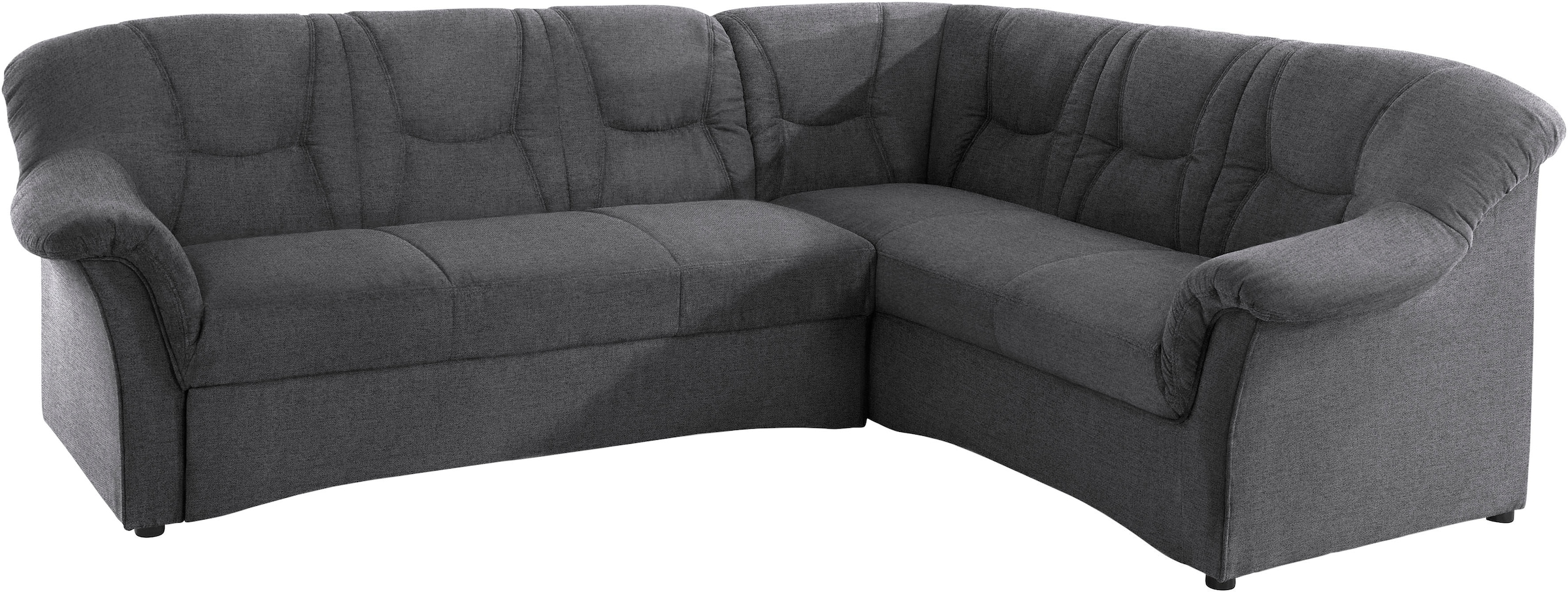 DOMO collection Ecksofa »Sarafina zeitlos und komfortabel, optional mit Federkern, L-Form«, wahlweise mit Bettfunktion