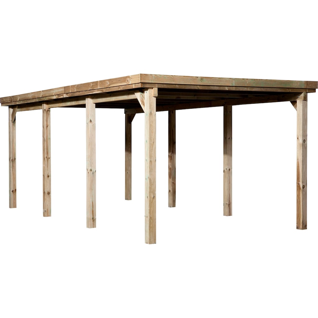 weka Einzelcarport »617 Gr.2«, Holz, 270 cm, braun