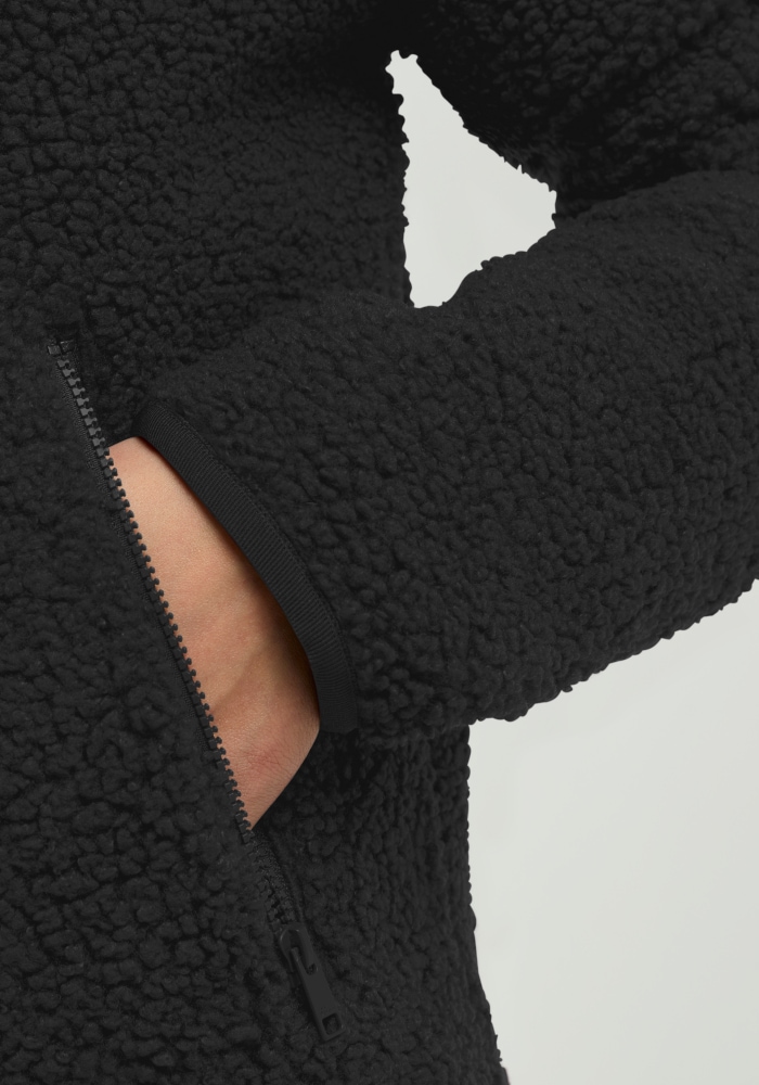 Jack Wolfskin Fleecejacke »HIGH CURL JKT W« mit durchgehendem Reißverschluss, aus Sherpa Fleece, atmungsaktiv