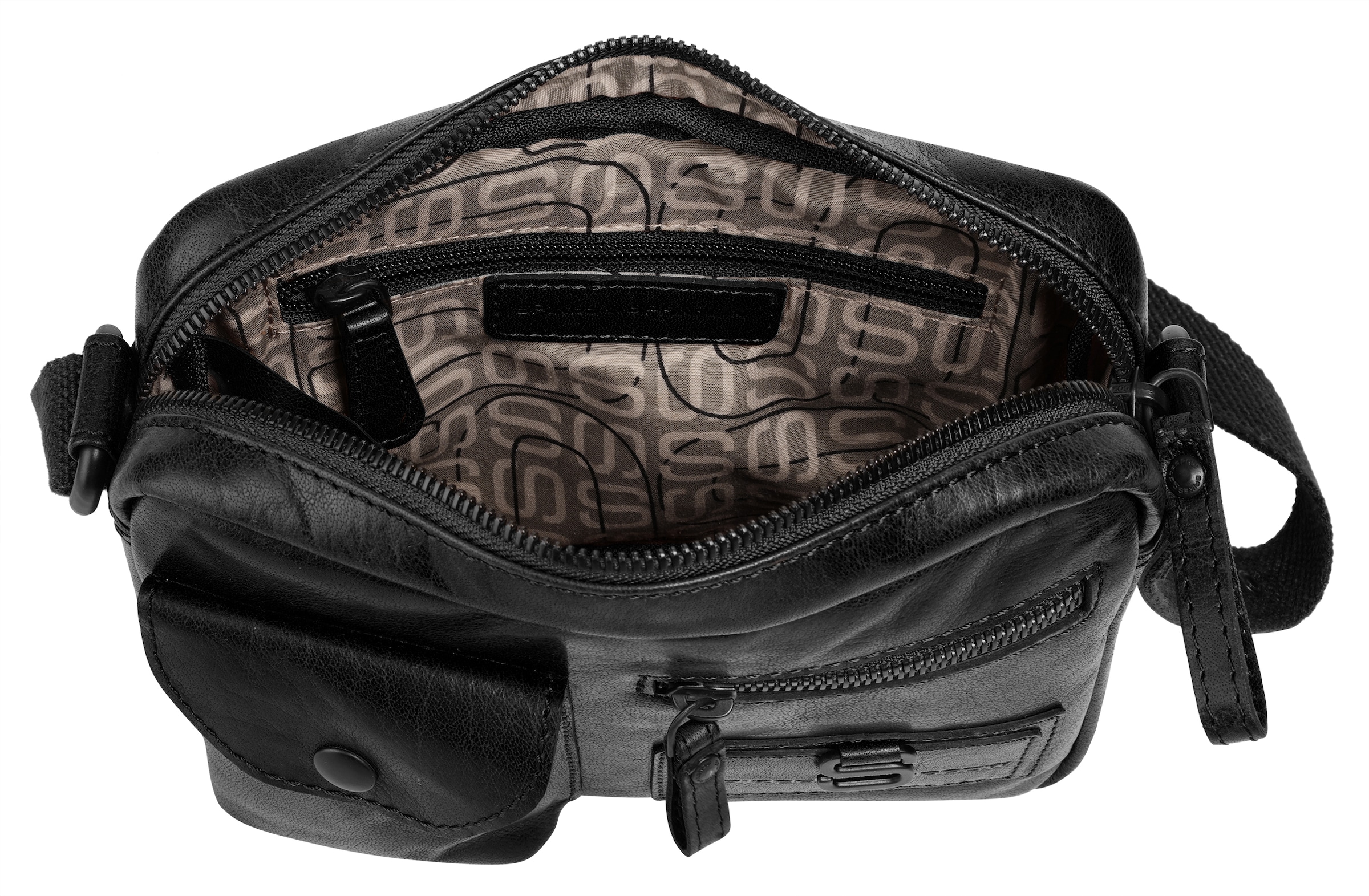 Spikes & Sparrow Umhängetasche »CROSS BODY«, echt Leder