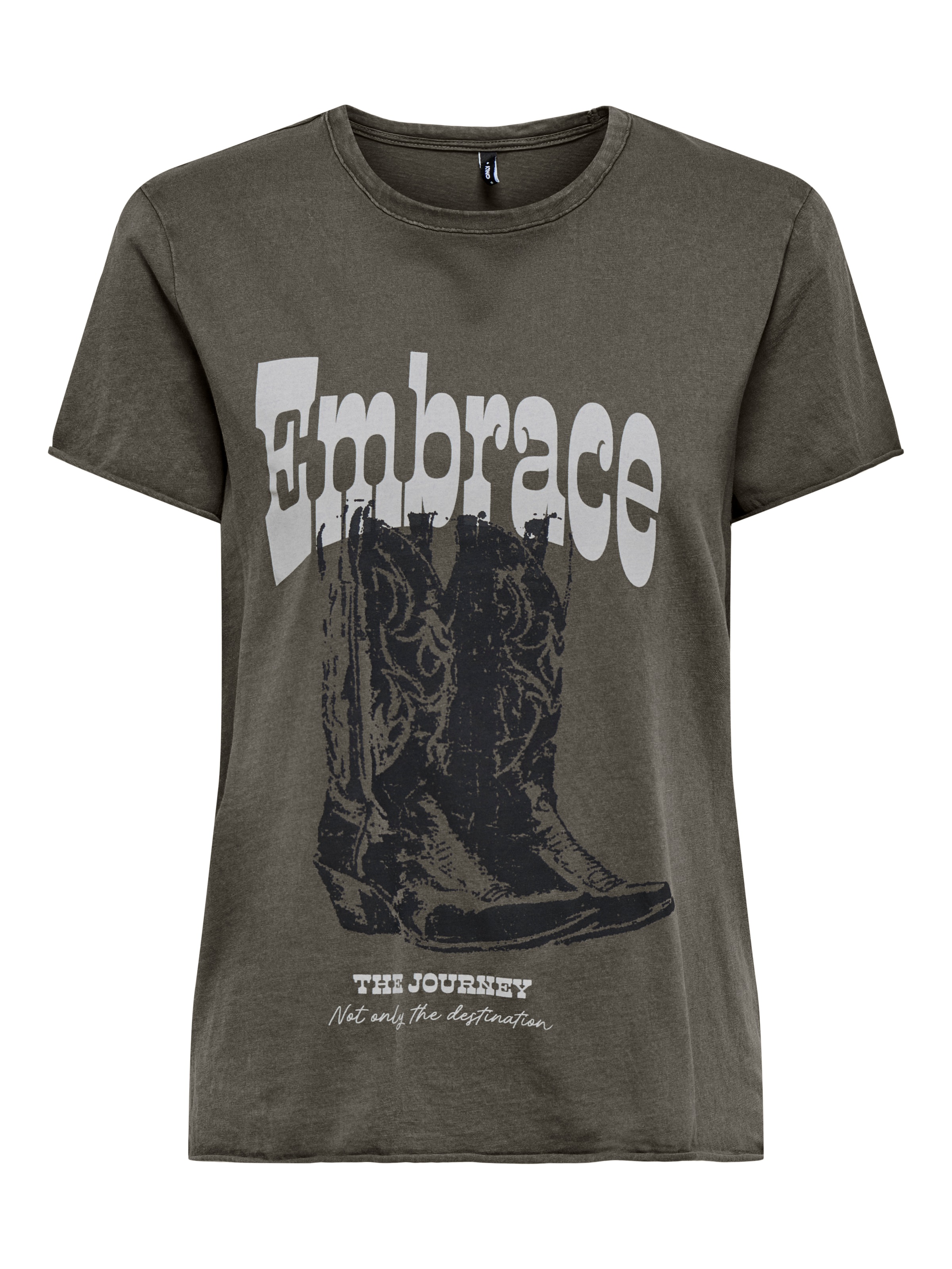 ONLY Rundhalsshirt »ONLLUCY REG S/S TOP JRS NOOS«, unterschiedlich bedruckt