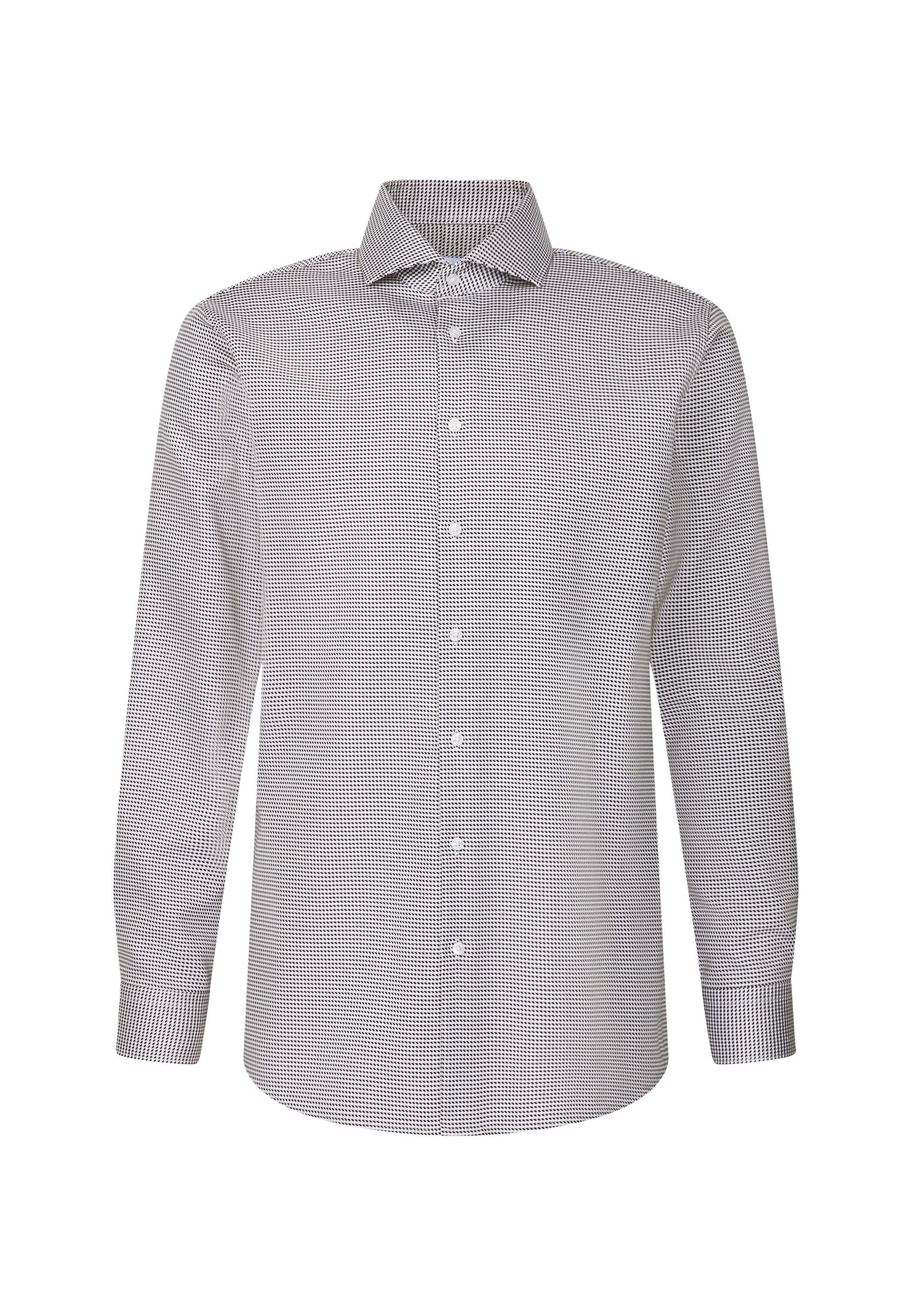 seidensticker Businesshemd »Schwarze Rose« Regular 1/1 Kentkragen Pepita