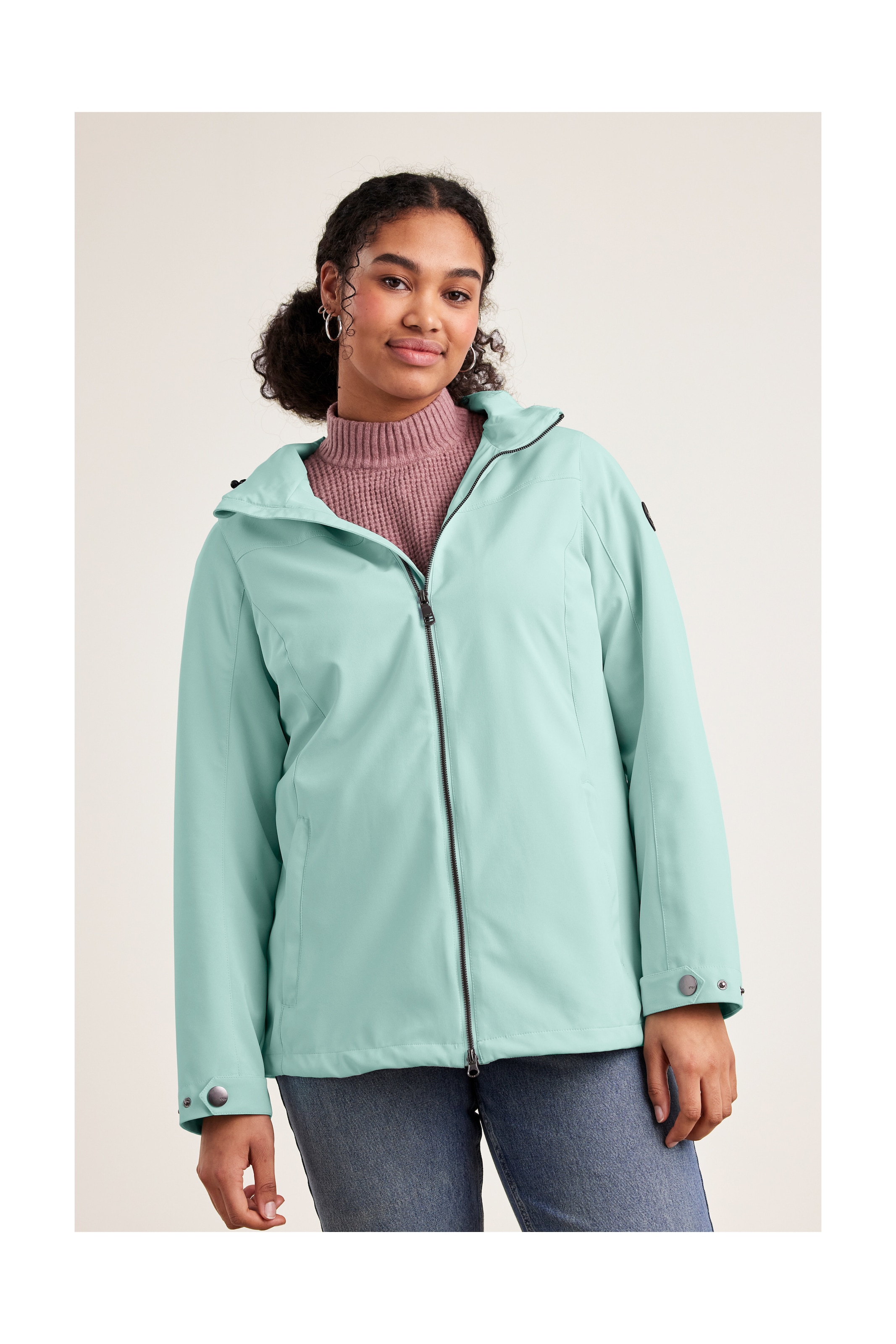 STOY Softshelljacke »STS 1 WMN SFTSHLL JCKT«, Damen Softshelljacke: wasserabweisend, atmungsaktiv, umweltfreundlich