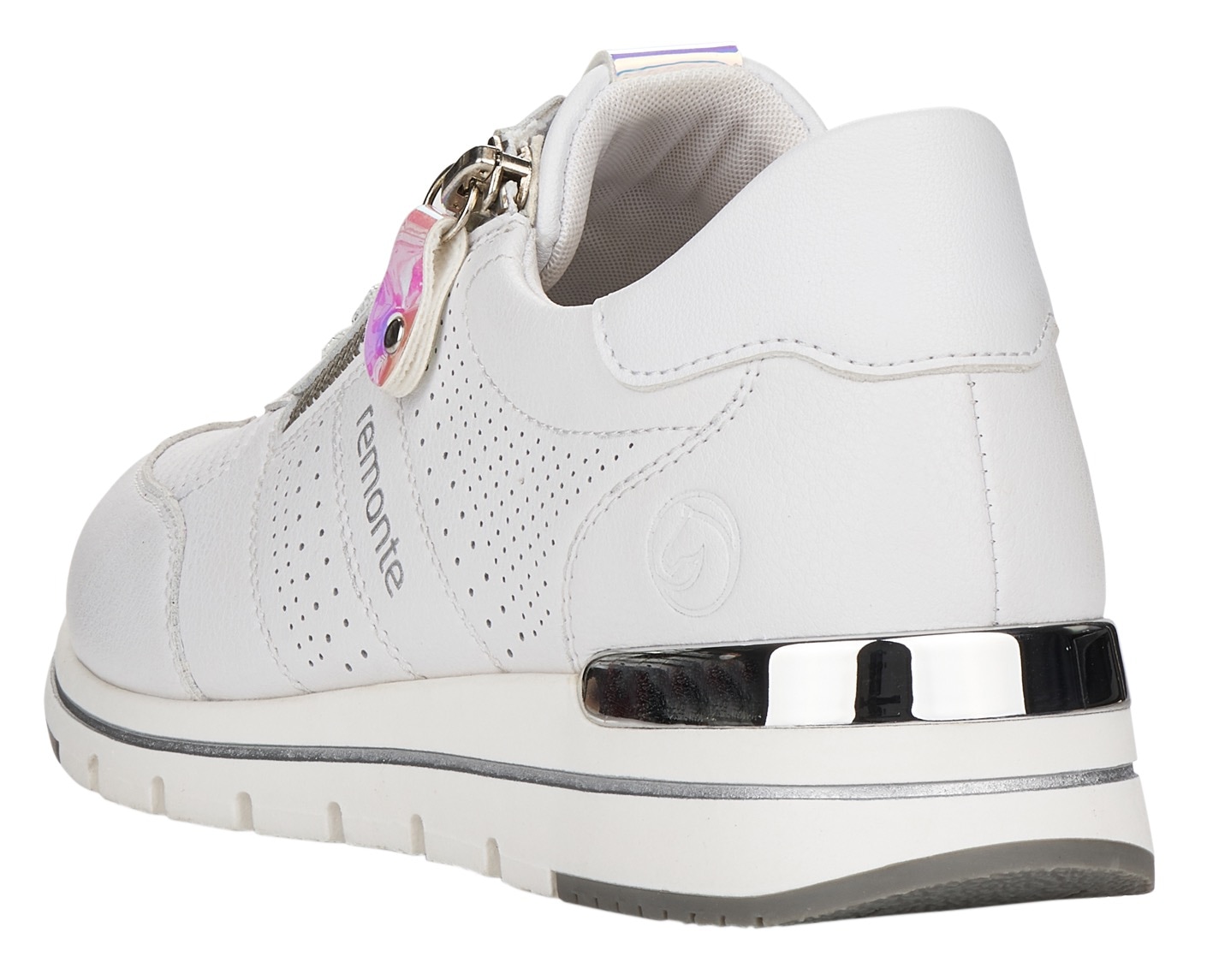 Remonte Keilsneaker, mit seitlichem Reißverschluss, Freizeitschuh, Halbschuh, Schnürschuh