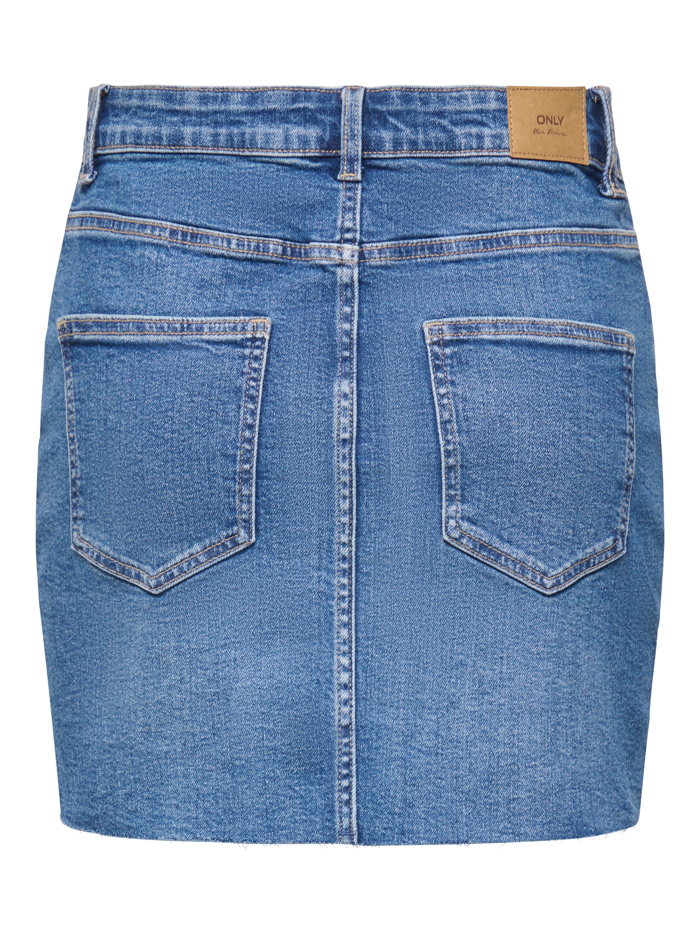 ONLY Jeansrock »ONLLOLA REG SHORT RW SKIRT DNM« Baumwollmischung, Regular Waist