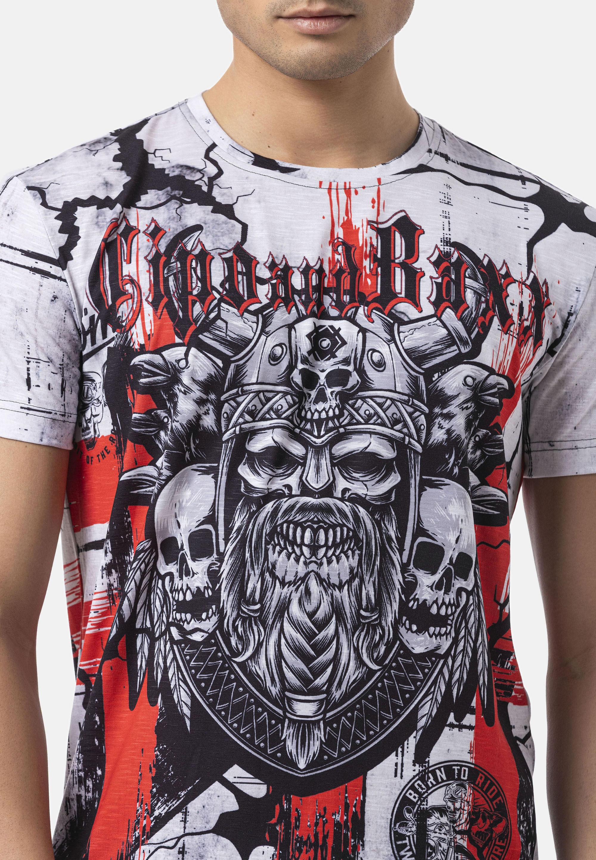 Cipo & Baxx T-Shirt »CT819« vollflächigen Digitaldruck